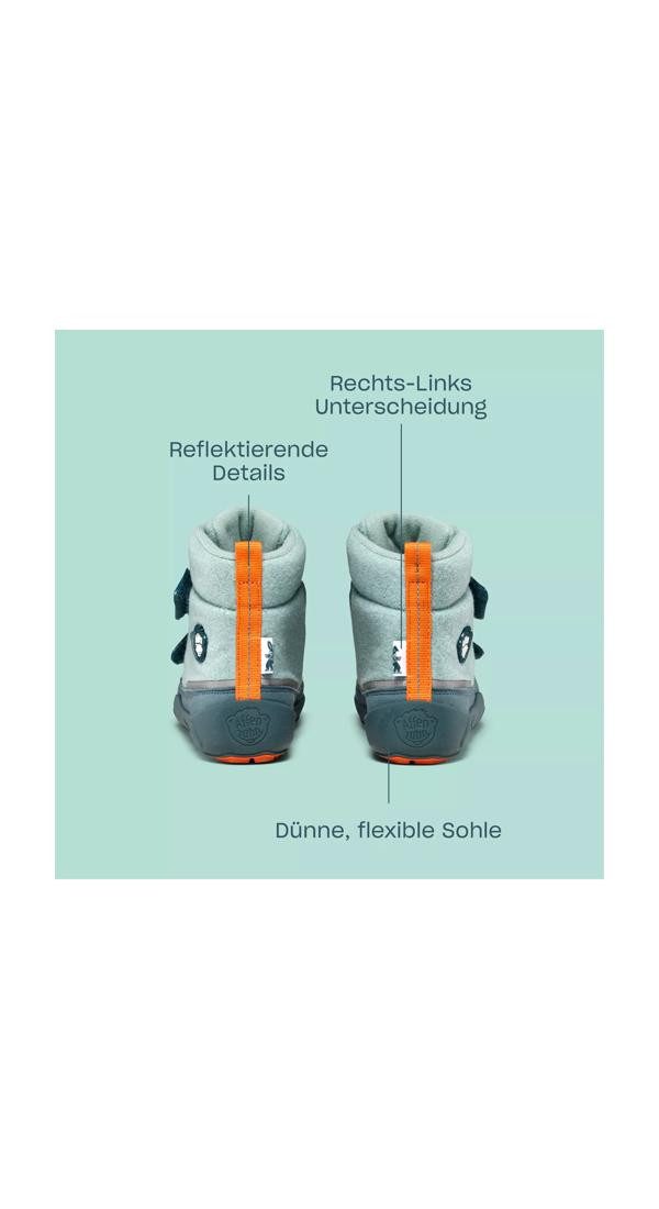 Affenzahn Wolle Comfy Winterstiefel wasserdicht und warm gefüttert