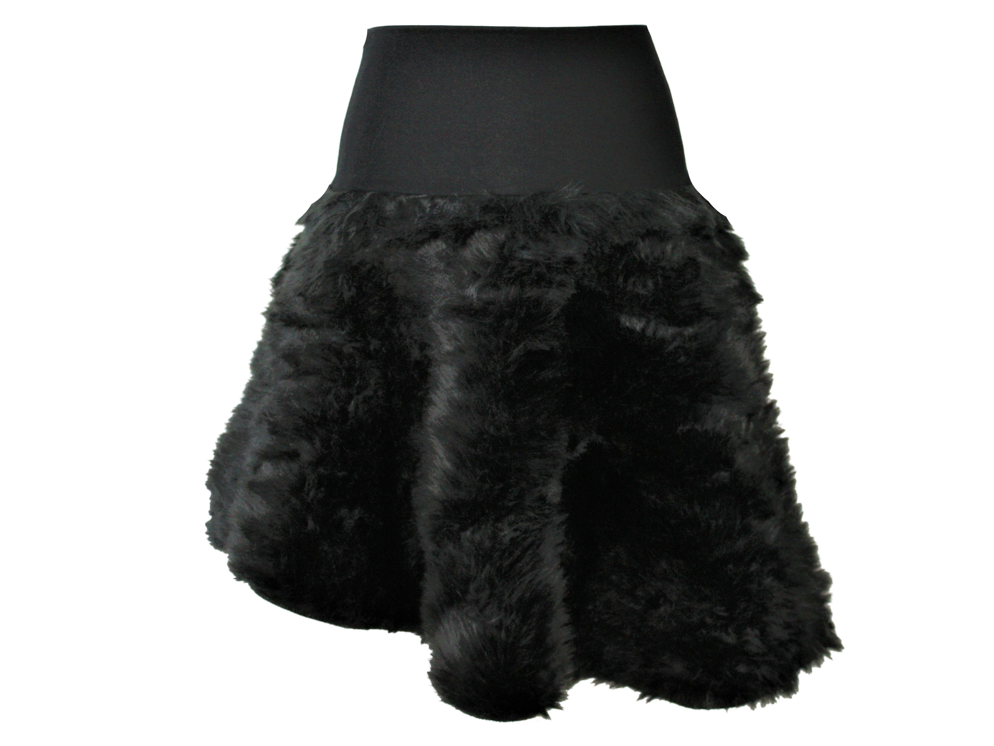A-Linien-Rock Avant Garde Webpelz Asymmetrisch