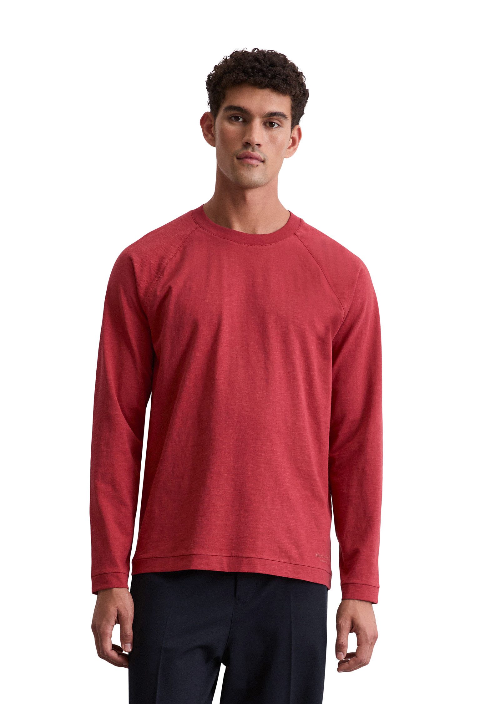 Marc O'Polo Langarmshirt aus reiner Bio-Baumwolle günstig online kaufen