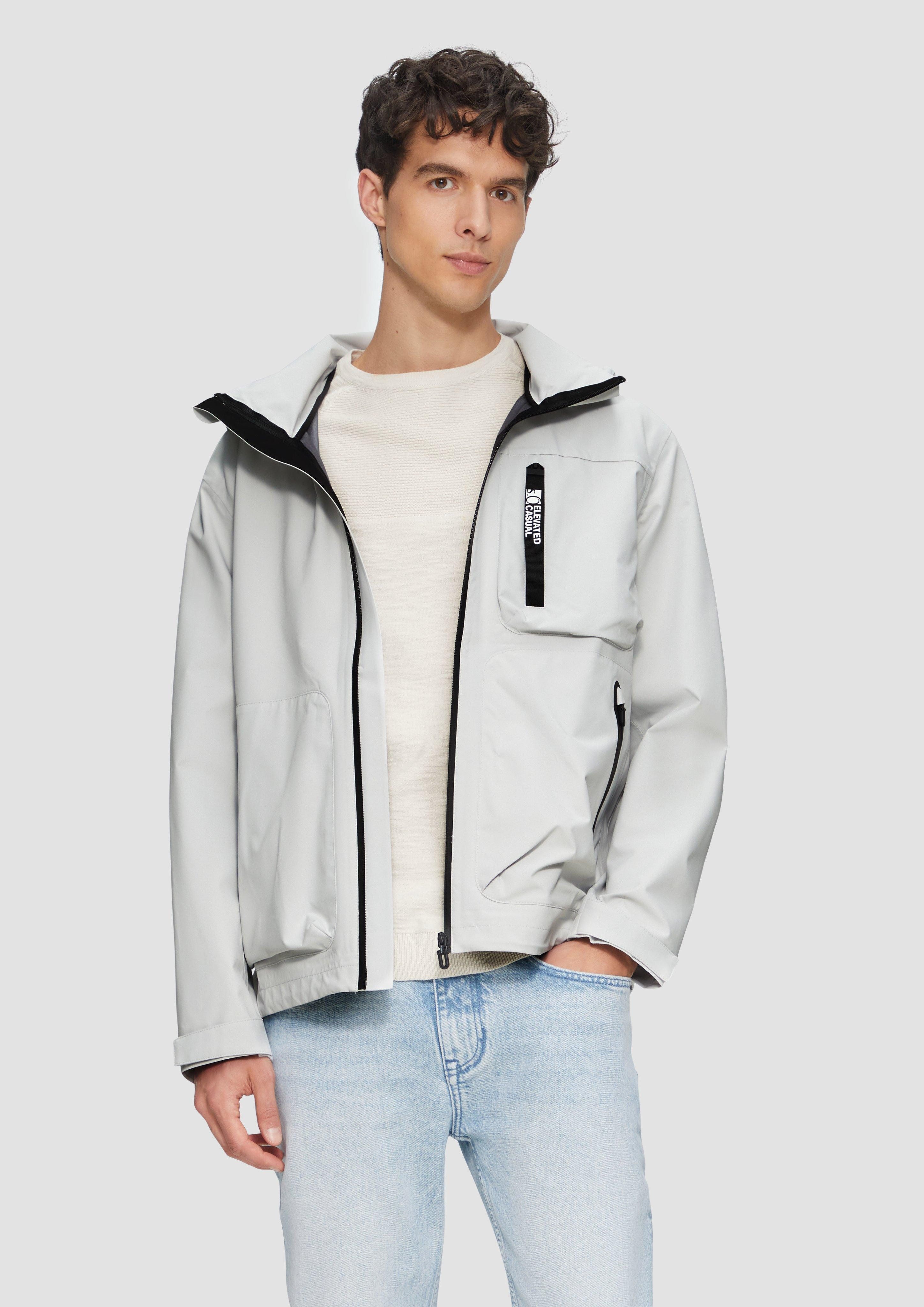 s.Oliver Allwetterjacke Wasserdichte Kapuzenjacke mit reflektierendem günstig online kaufen