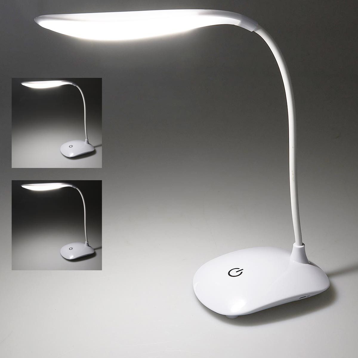 ChiliTec LED Tischleuchte LED Tischleuchte mit Touch-Schalter Schwanenhals