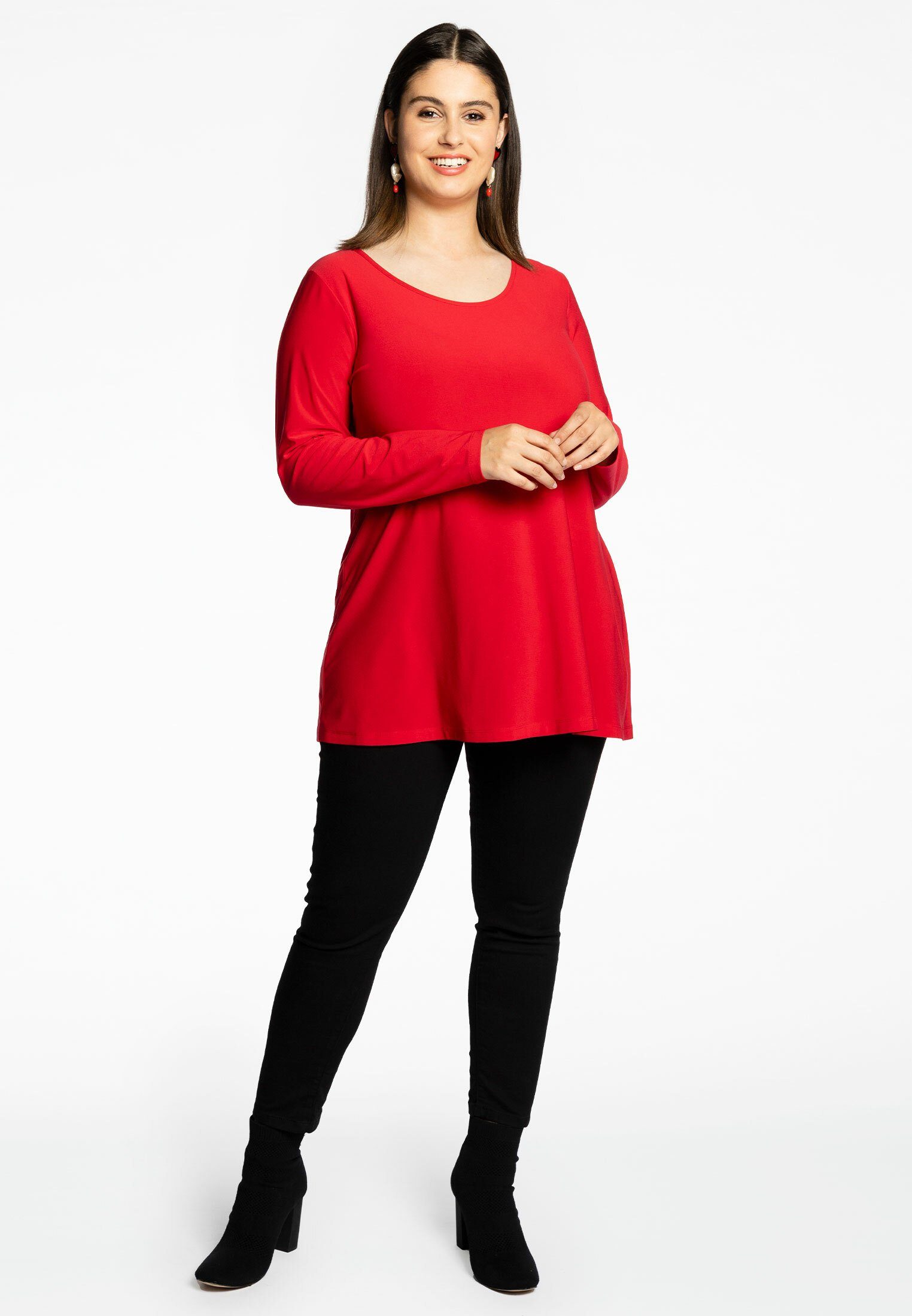 YOEK Tunika Damen Rundhalsshirt Große Größen günstig online kaufen
