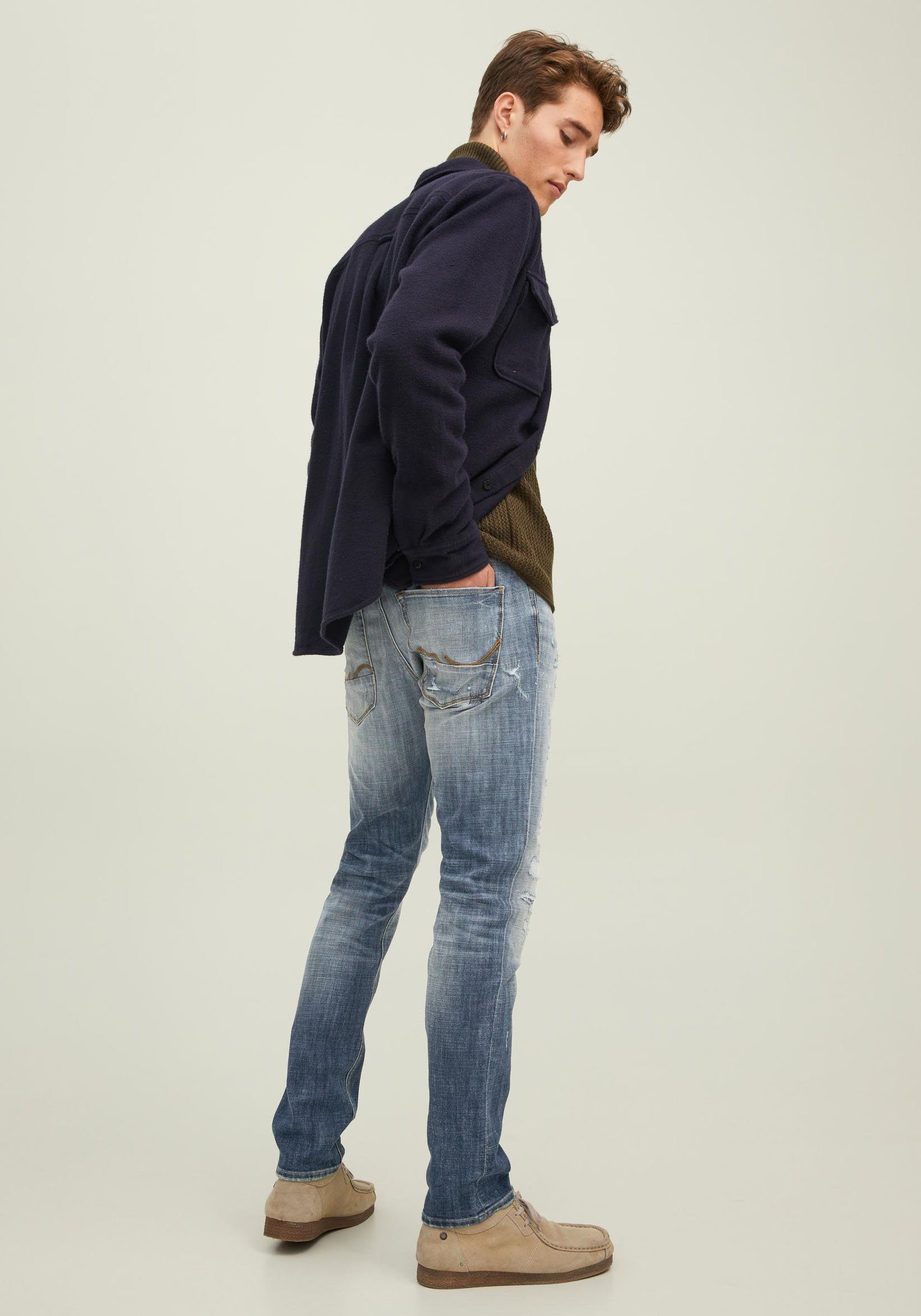 overdye black GLENN & Slim-fit-Jeans Jones Jack BLAIR