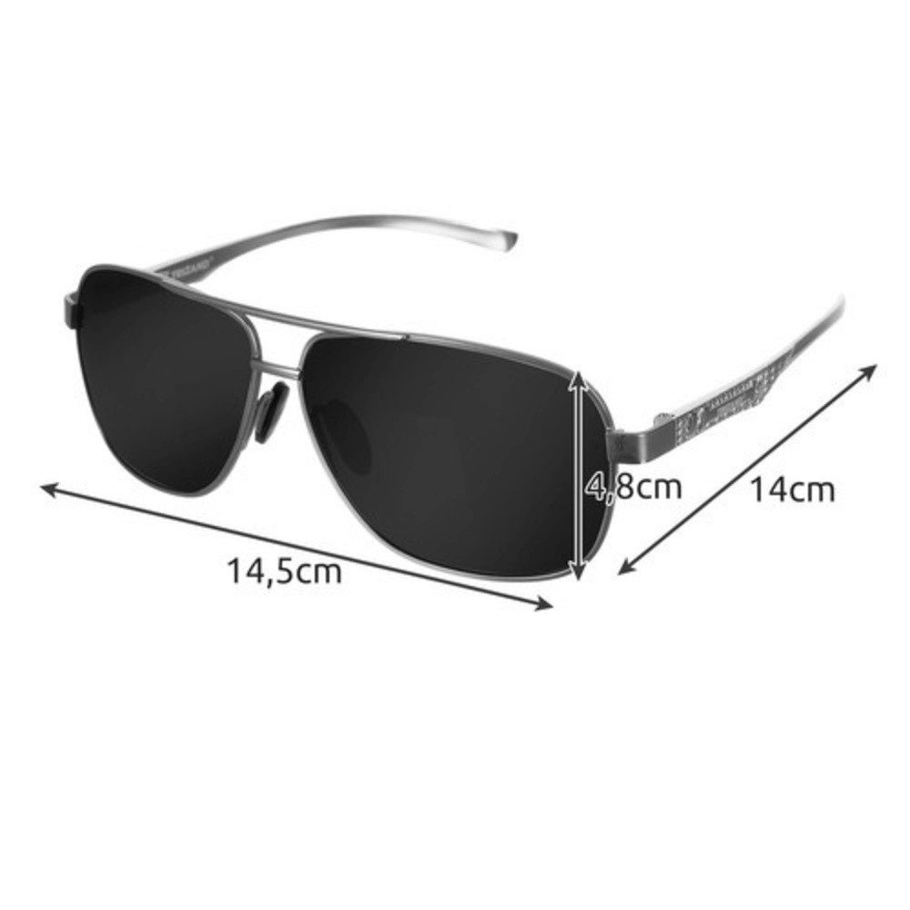 Trizand Sonnenbrille Brille UV-400 Filter (Spar-Set, 1-St., praktisch, universell) Polarisation + UV-Filter – Bild 4 von 5