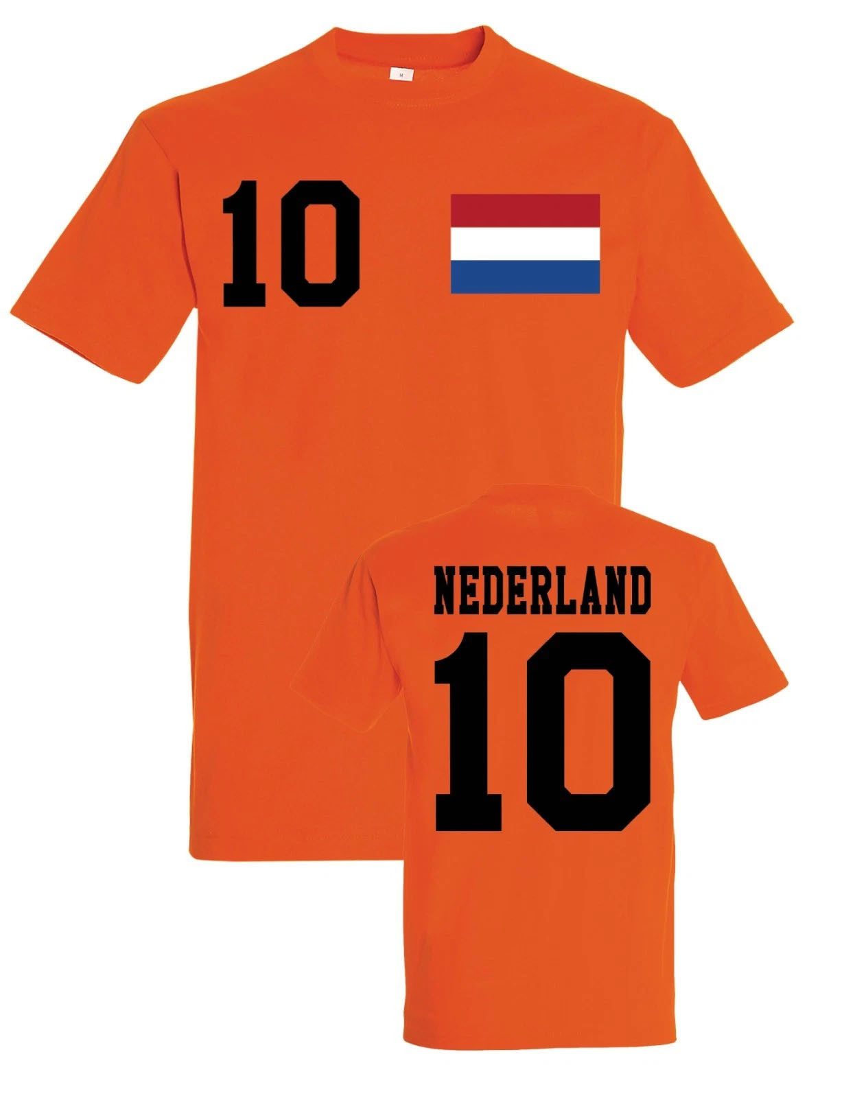 Youth Designz T-Shirt Niederlande Holland Herren T-Shirt im Fußball Trikot Look mit trendigem Motiv