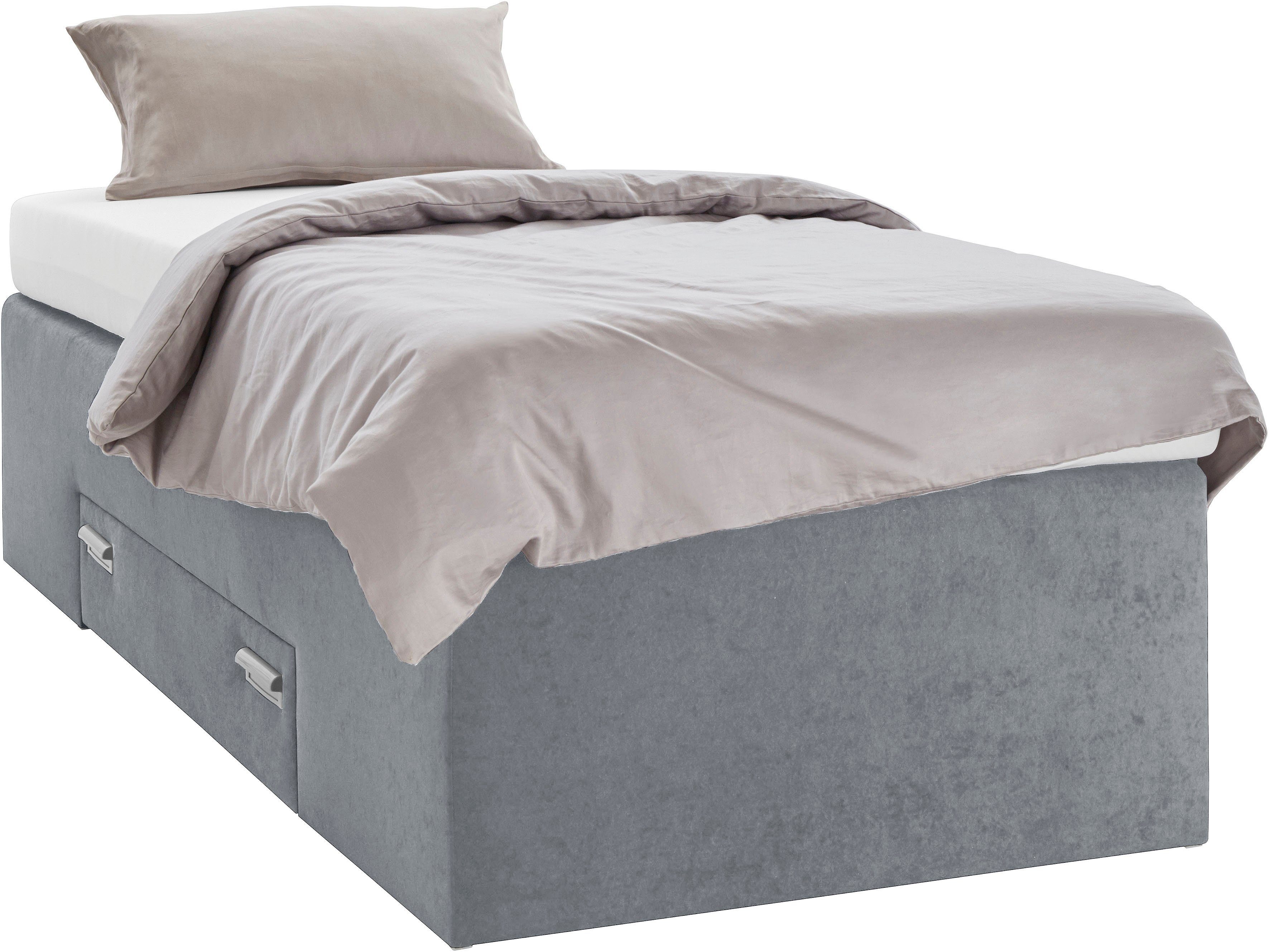 Westfalia Schlafkomfort Boxspringbett, mit integrierter Schublade, frei im Raum stellbar