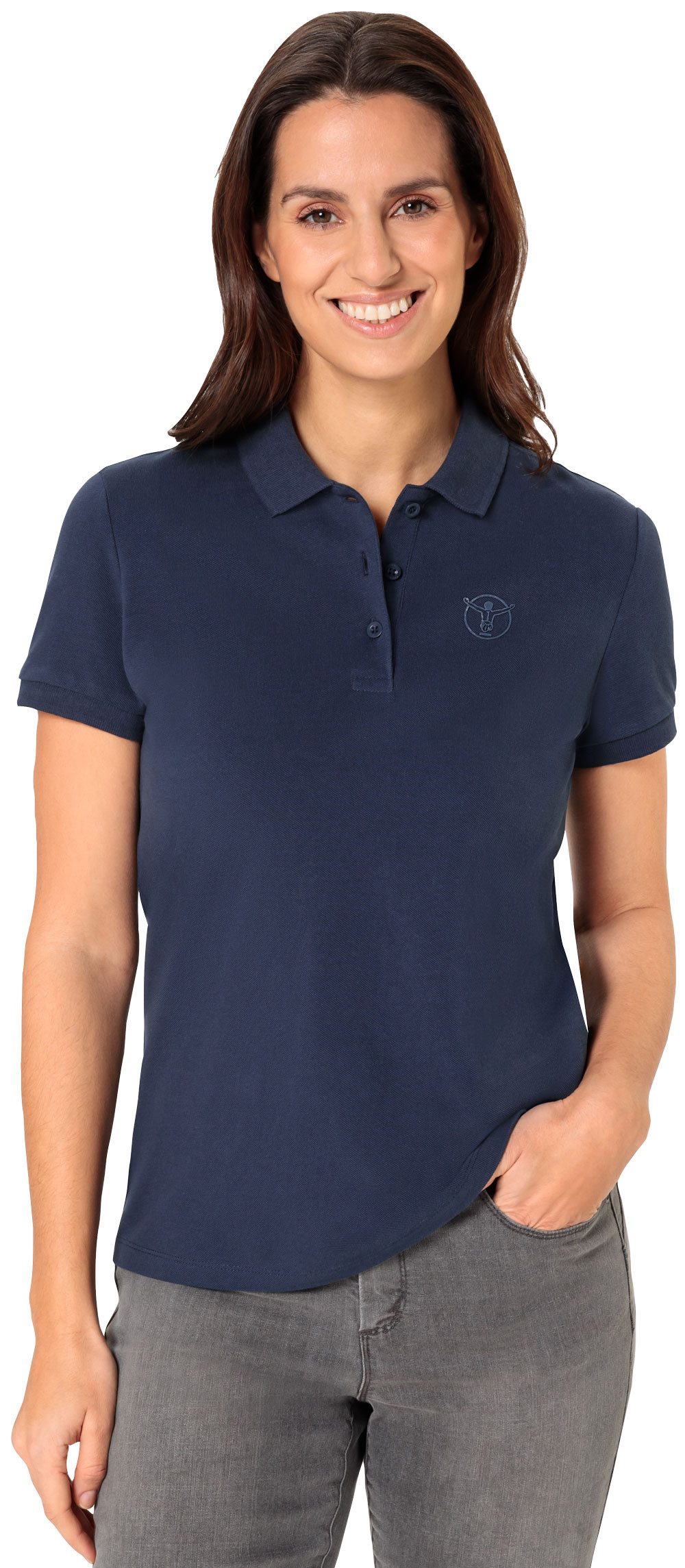 Chiemsee Poloshirt atmungsaktiv und hautsympathisch aus Baumwoll-Piqué