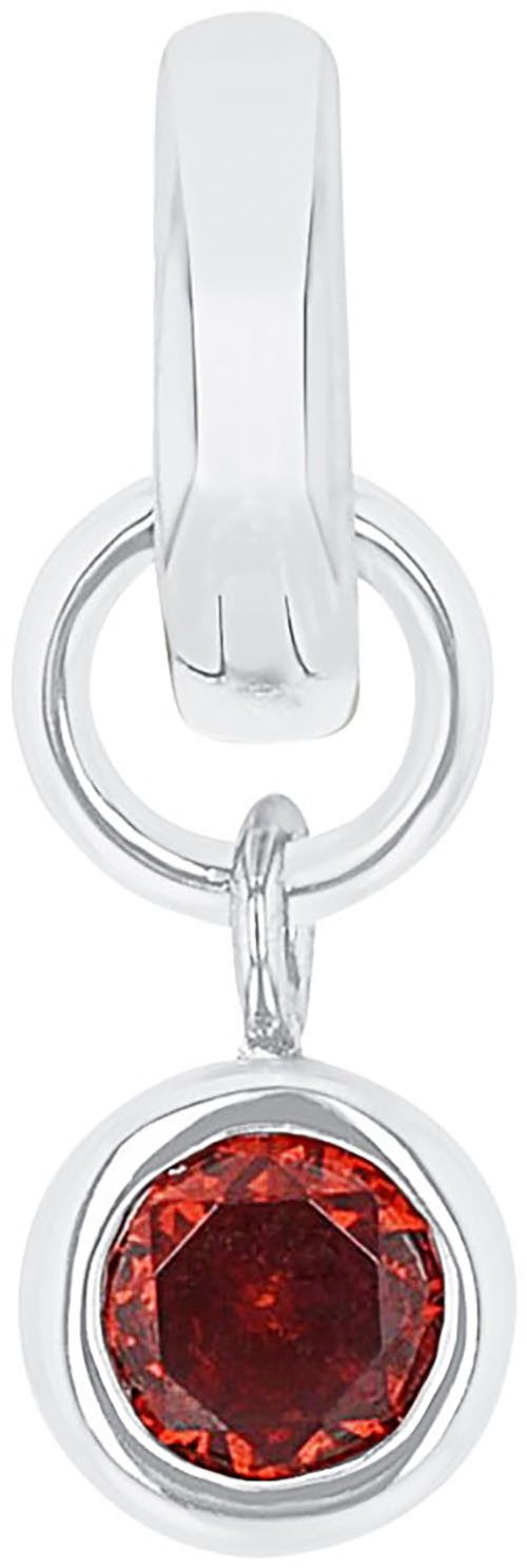 Amor Charm-Einhänger Geburtsstein, mit Zirkonia (synth) oder Stein (synth)