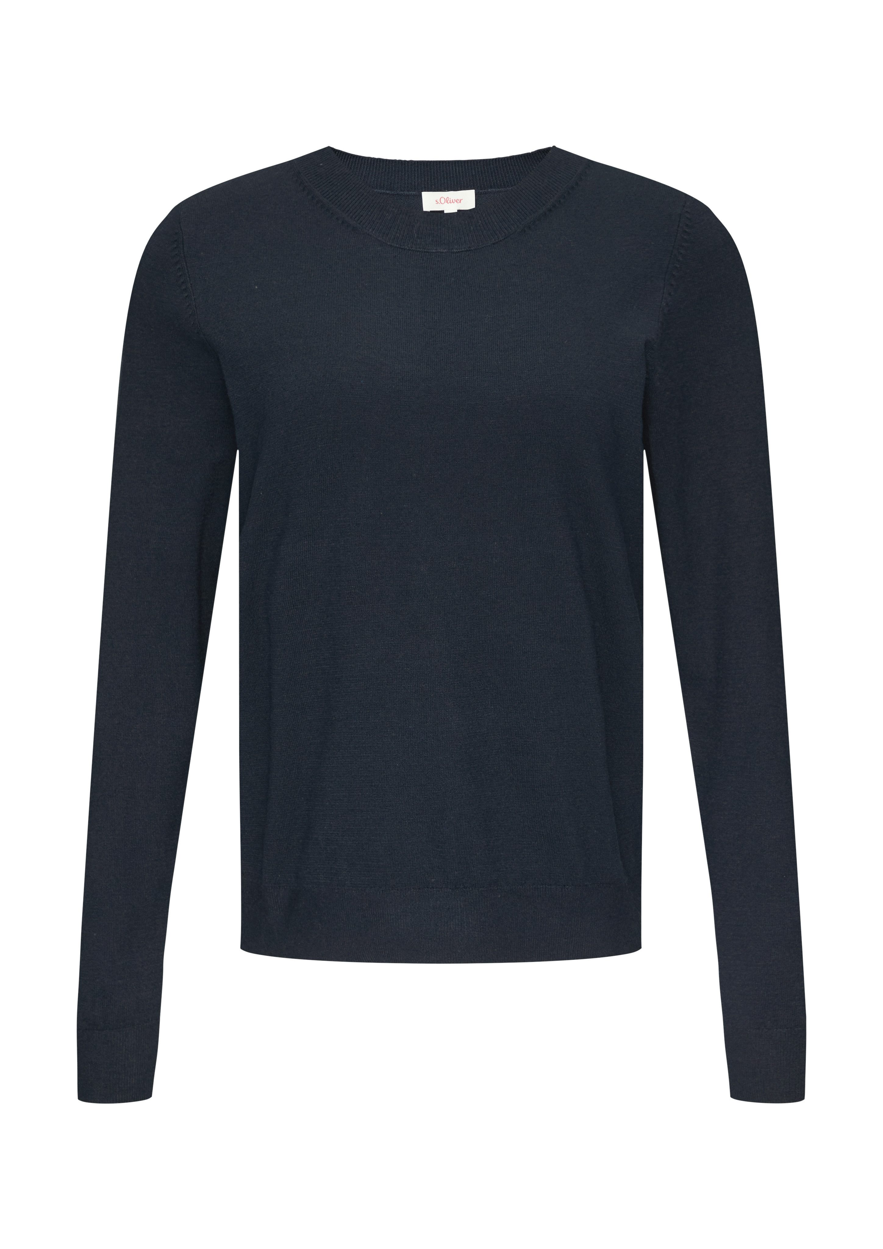 s.Oliver Strickpullover mit Stehkragen