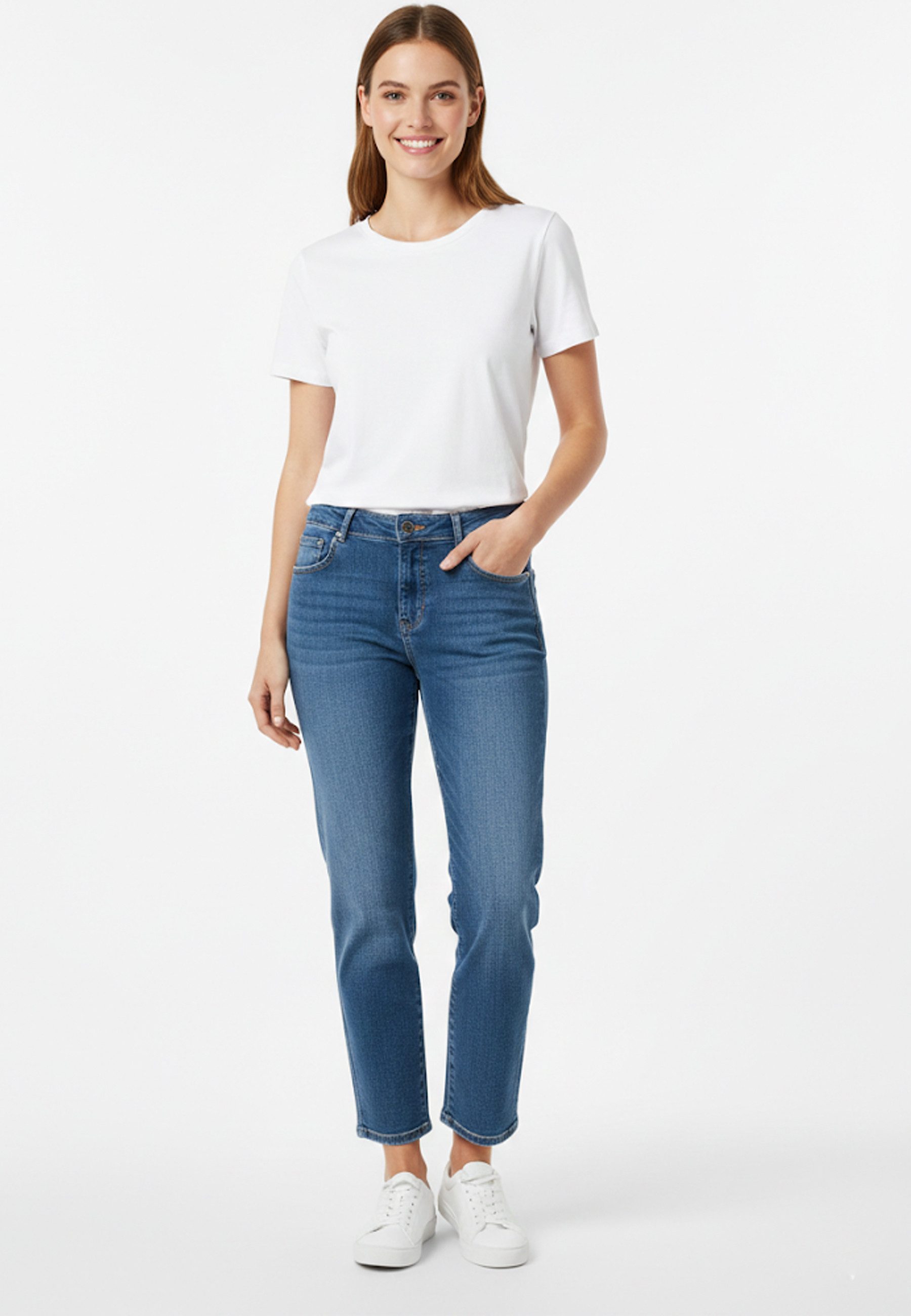 Regular-fit-Jeans Angels Damen Jeans Cira 7/8 Länge