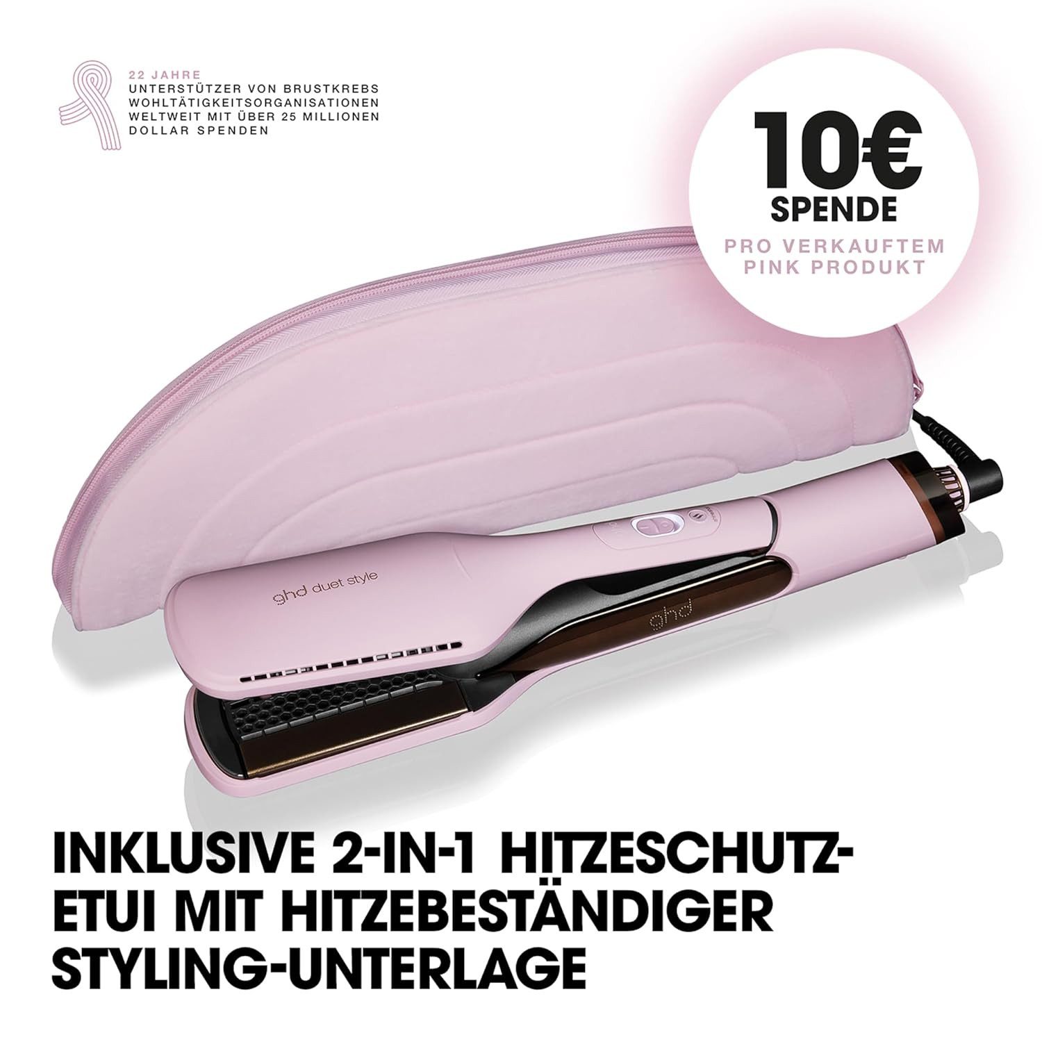 GHD Glätteisen Duet Style Nass zu Gestylt, ohne Hitzeschäden, Frizz-freies Harr, mehr Glanz