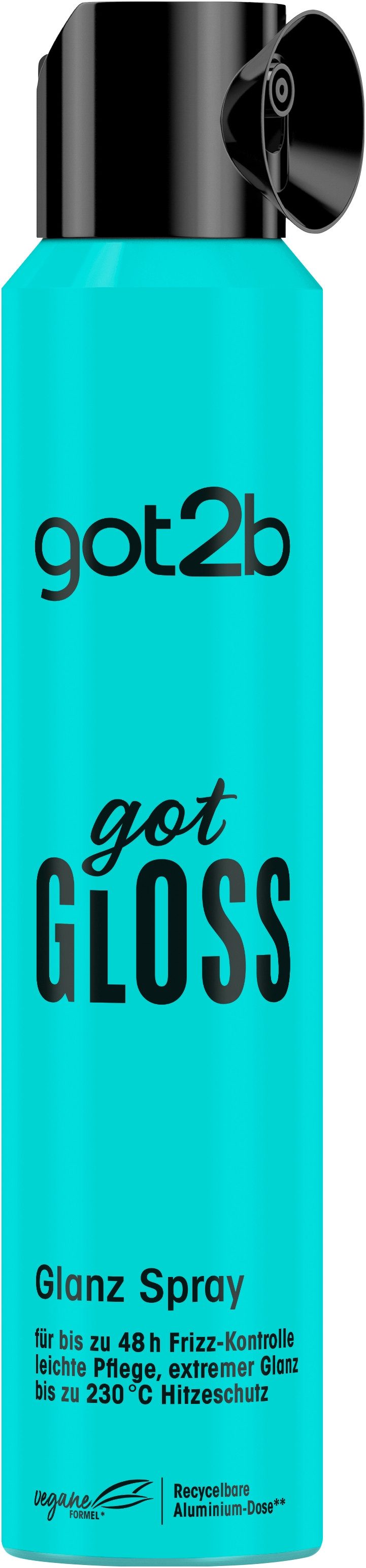 got2b Haarspray Glanz Styling Spray gotGloss 200ml, 1-tlg., bis zu 48h Frizz-Kontrolle