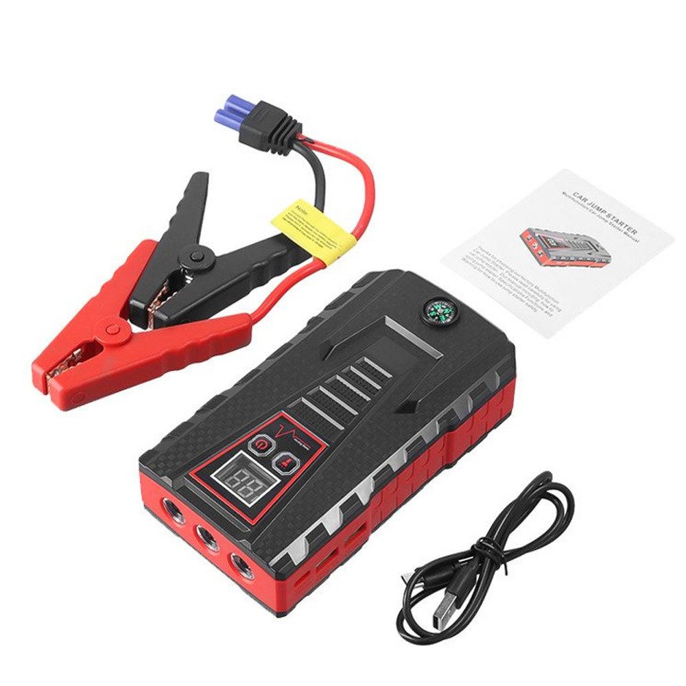 Batterie-Starthilfe, tragbare Autostarter-Stromversorgung Autobatterie-Ladegerät