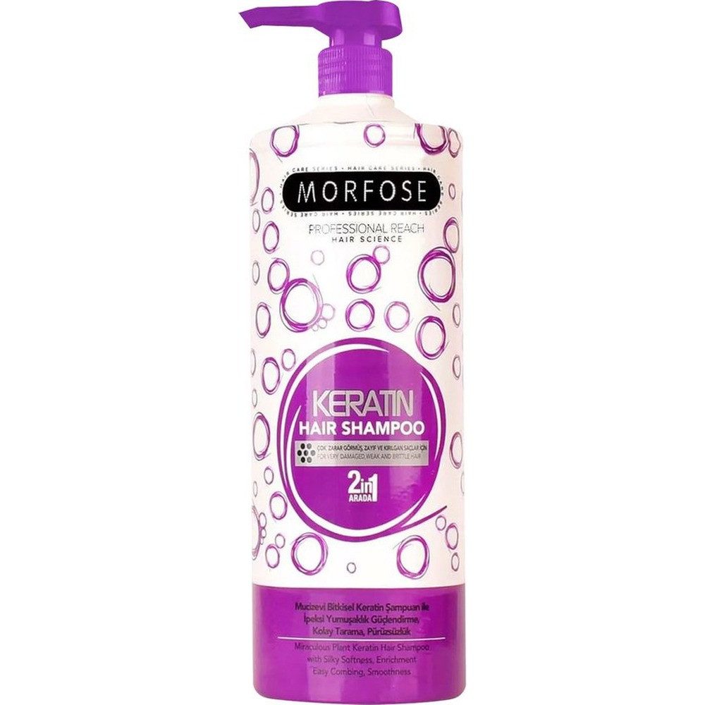 Morfose Haarshampoo MORFOSE Professional Reach Hair Shampoo 2in1 Keratin