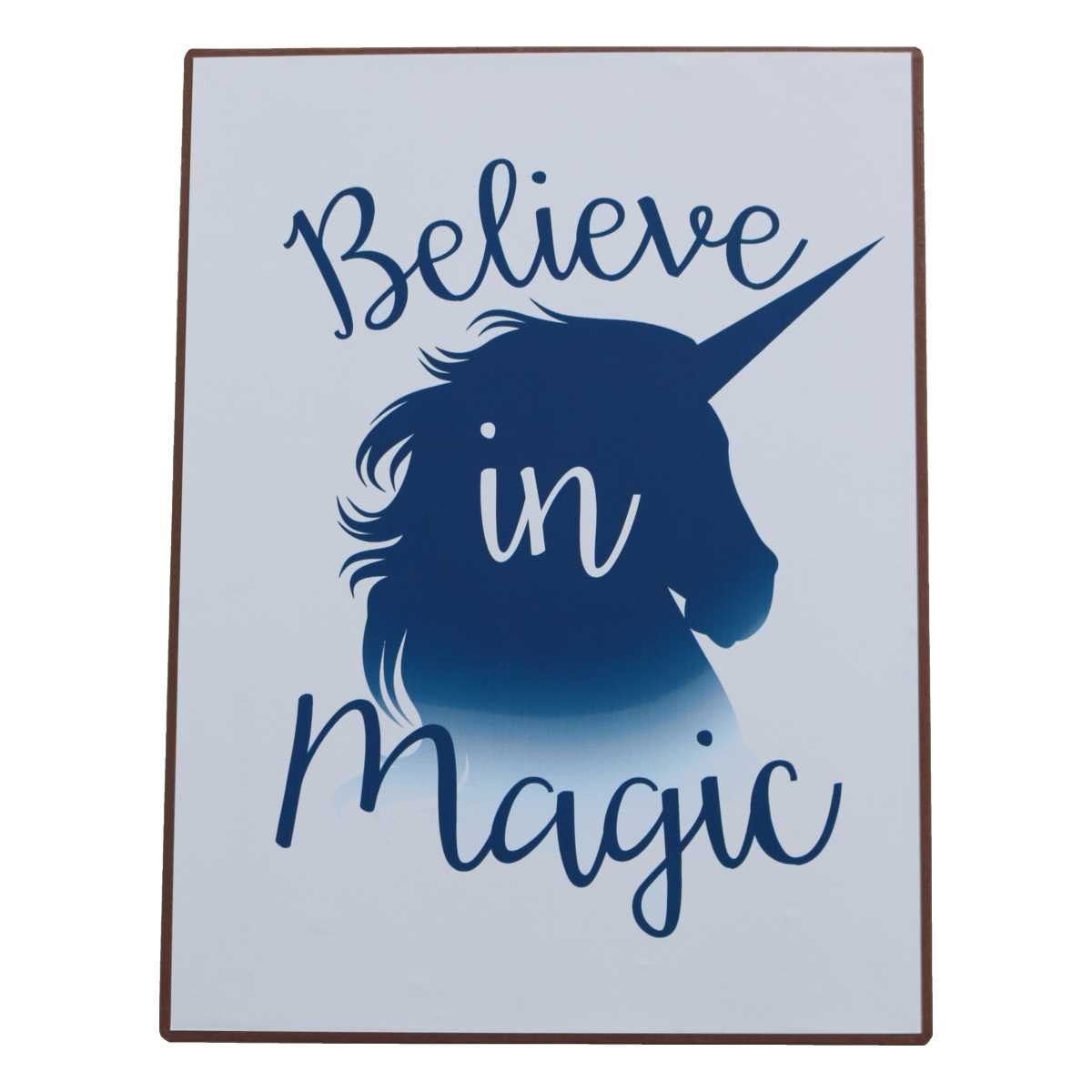 Lafinesse Metallschild LaFinesse - Believe in Magic... Metallschild, (Stück, 1 St)