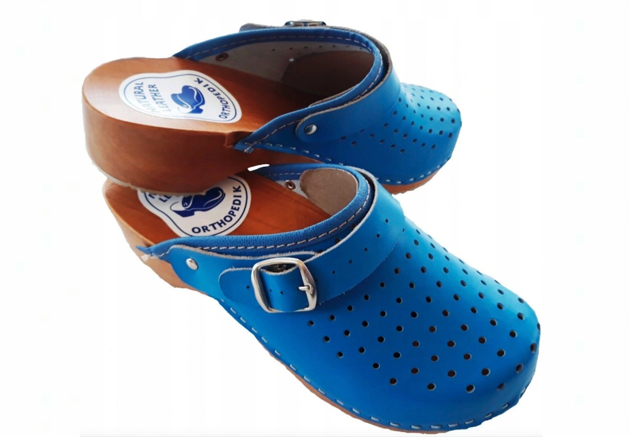 Goes Damen Clogs Löcher Blautöne Clog