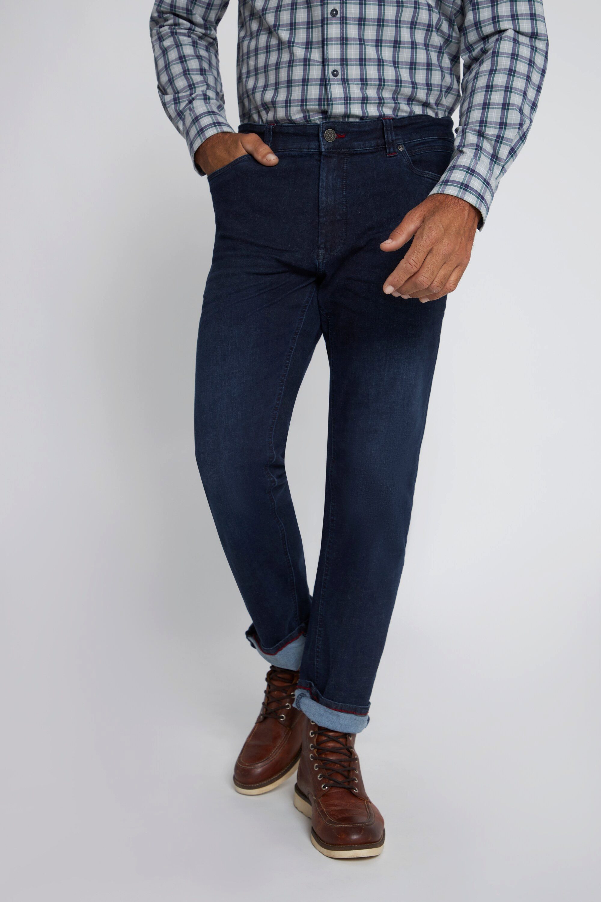 5-Pocket-Jeans Jeans FLEXNAMIC® Denim Straight Fit bis Gr. 70/35