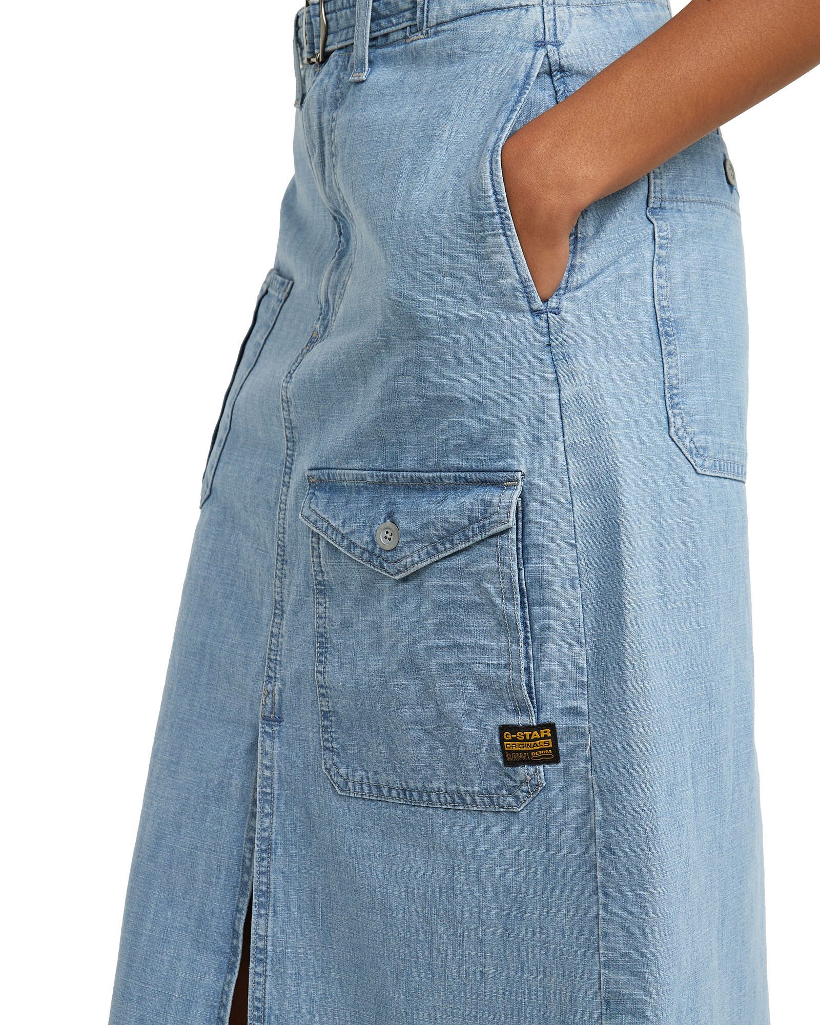 G-STAR Maxikleid Belted Cargo Long Rock