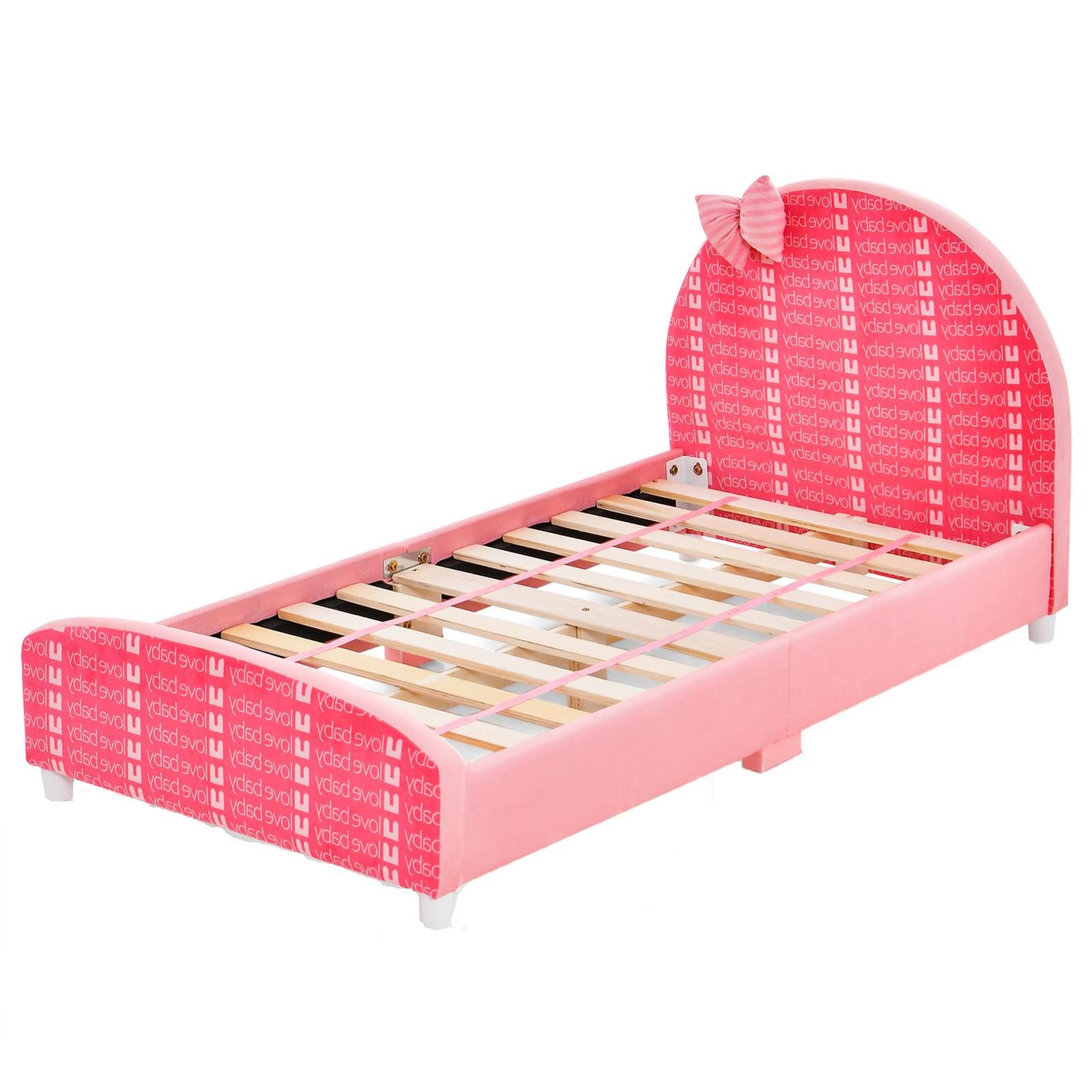 KOMFOTTEU Kinderbett Einzelkinderbett, 140x70cm, für Kinder günstig online kaufen