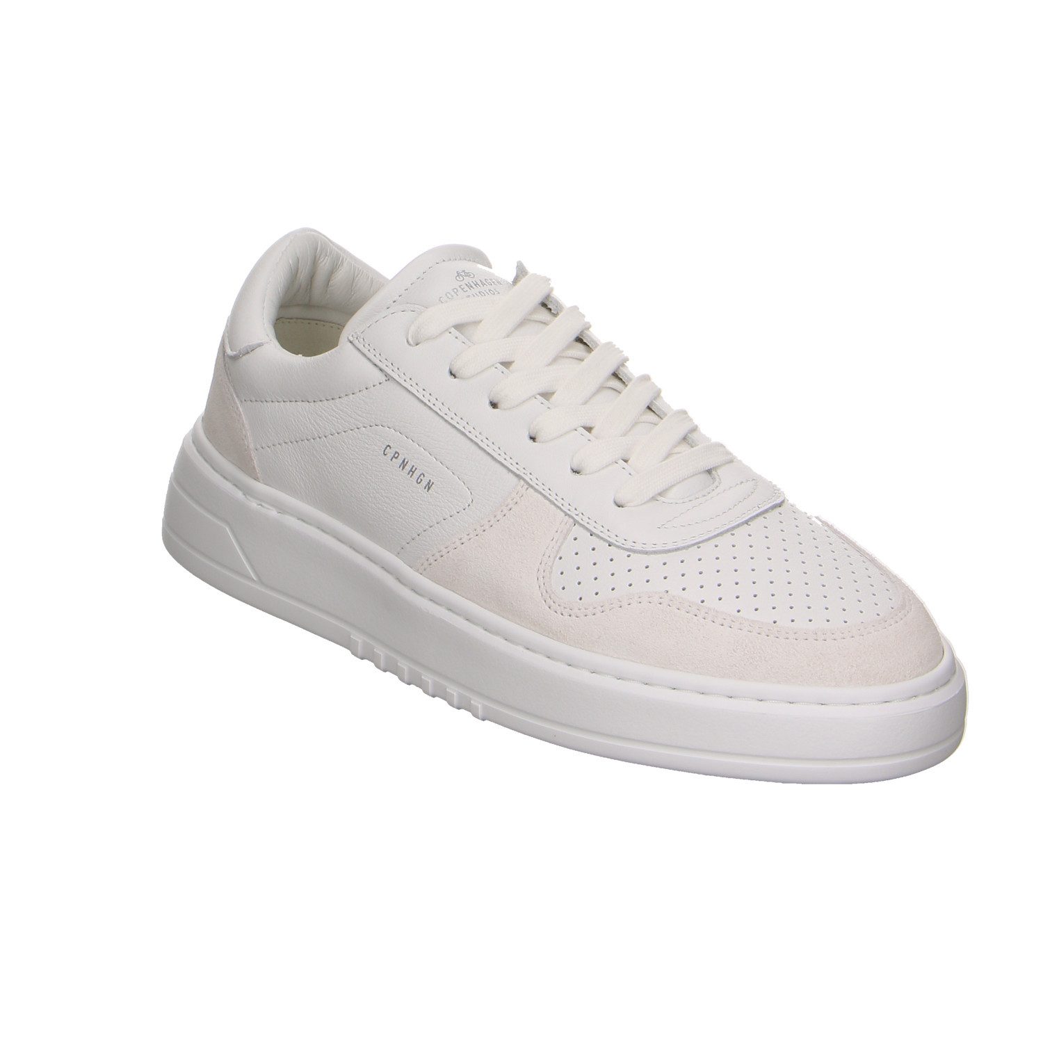 Copenhagen Studios Copenhagen Leder Schnürschuhe weiss Schnürschuh