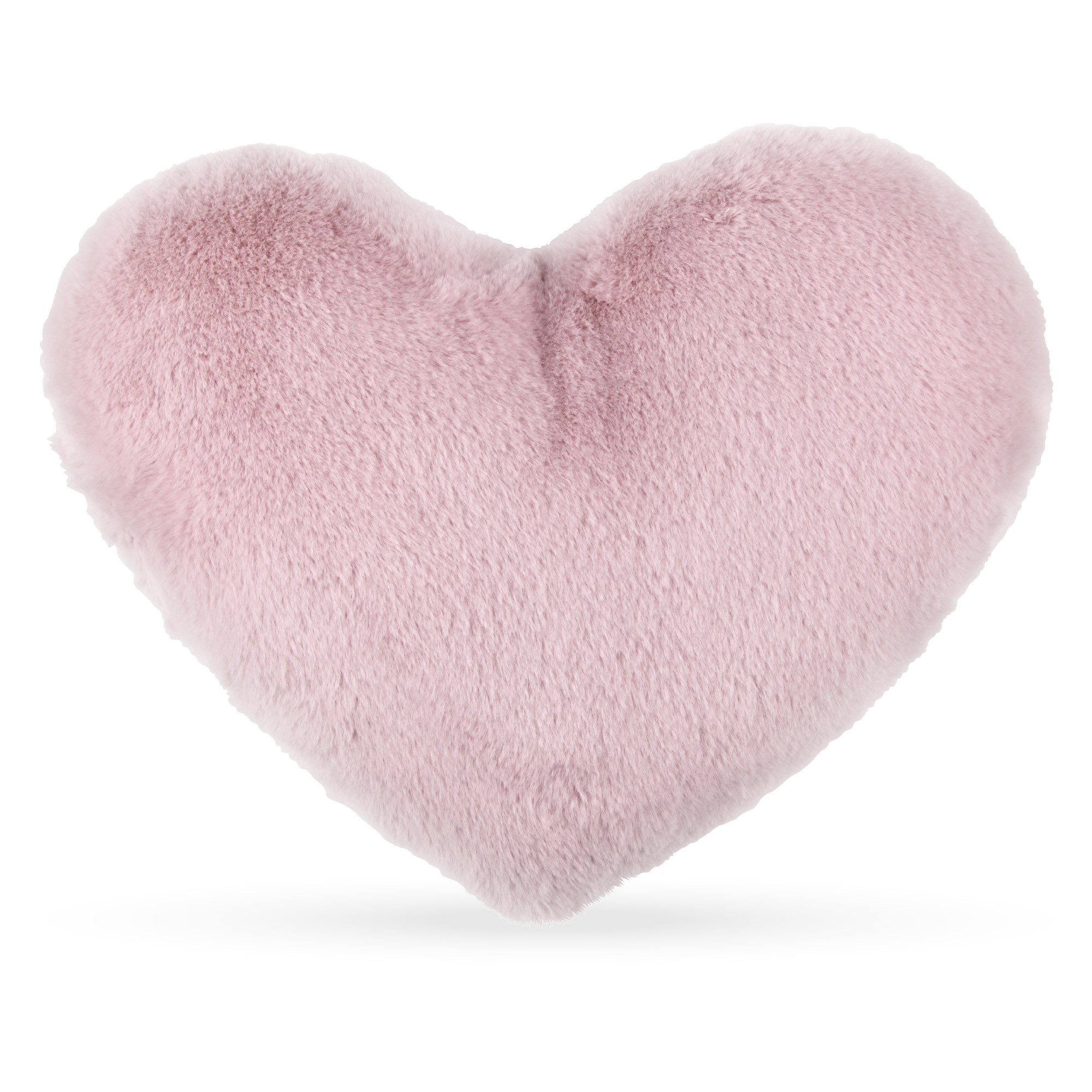 Bestlivings Dekokissen in Herzform Plüsch 30x40x12cm, Weiches Dekokissen, Sofakissen – Valentinstagsgeschenk in Herzform