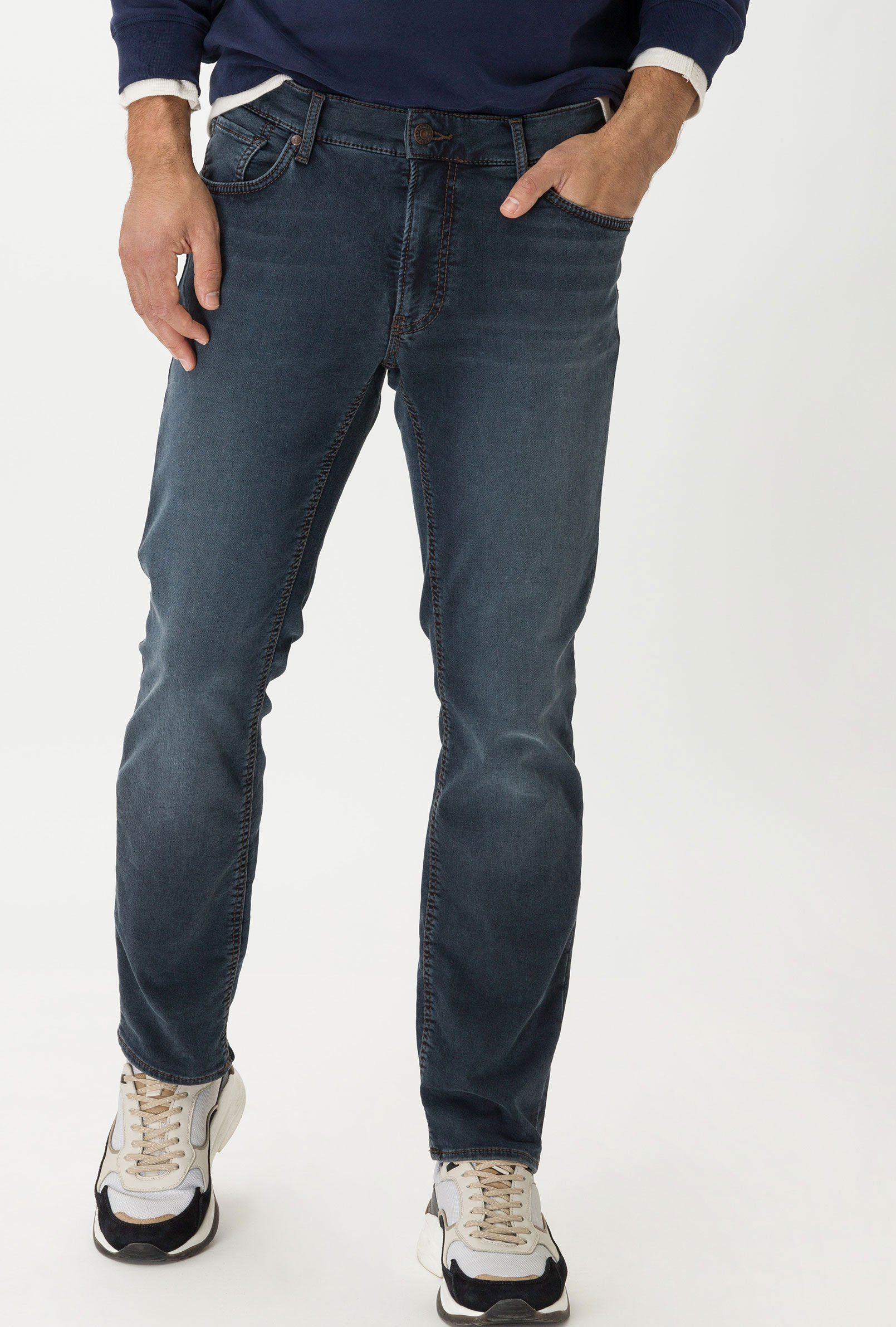 Superstretch-Jeans Chuck Flex blue used Brax Hybrid 5-Pocket-Jeans regular