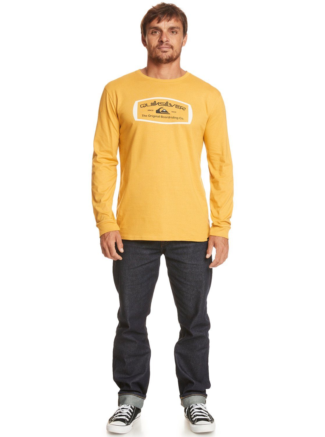 T-Shirt Quiksilver Mustard Mind Barrel Qs