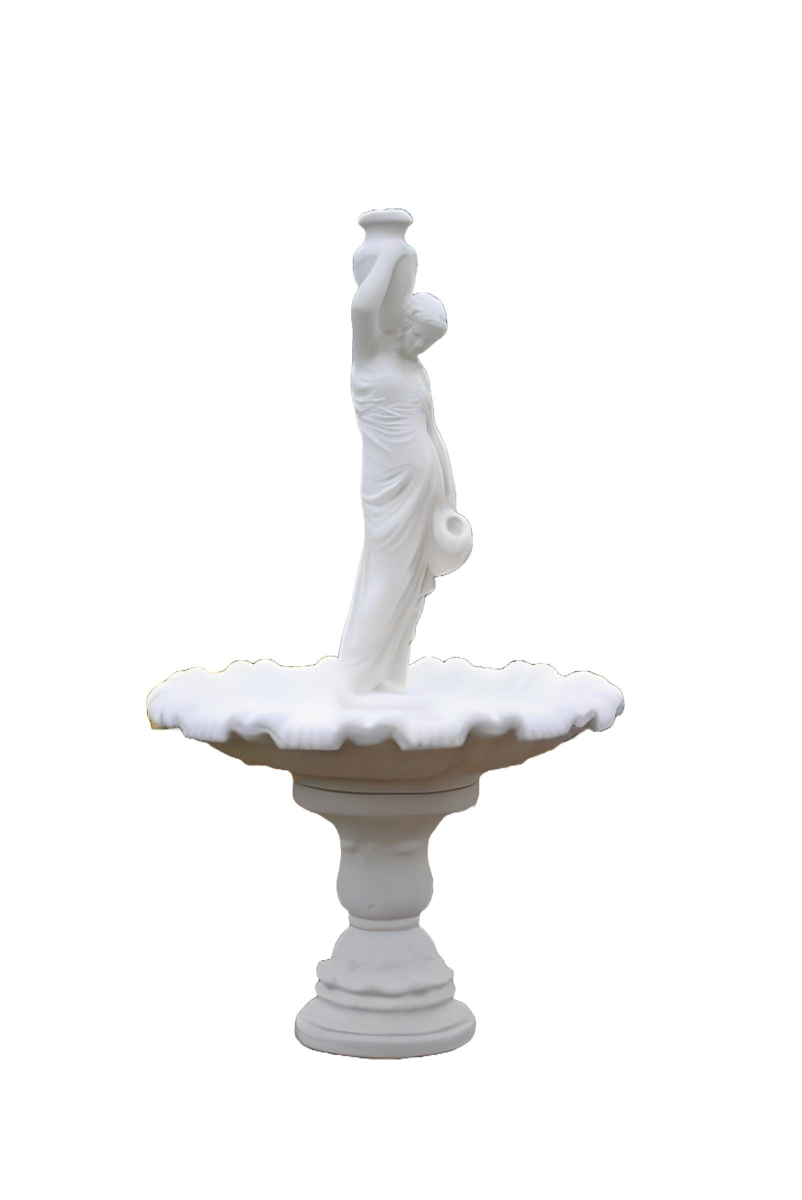 JVmoebel Skulptur Zierbrunnen Springbrunnen Figur Brunnen Garten