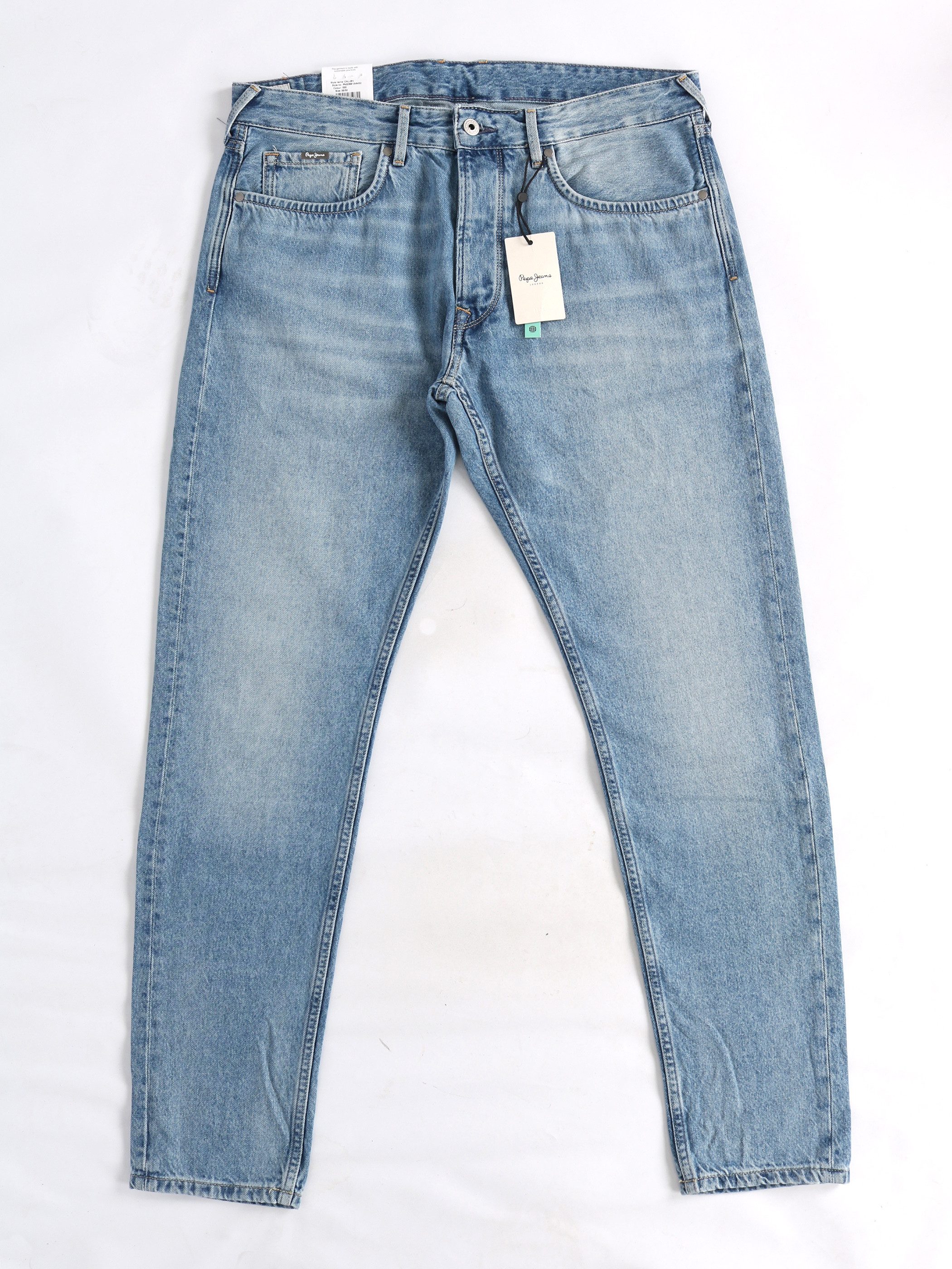 Tapered-fit-Jeans bequeme, schmal zulaufende Beinpartie - Callen MM3