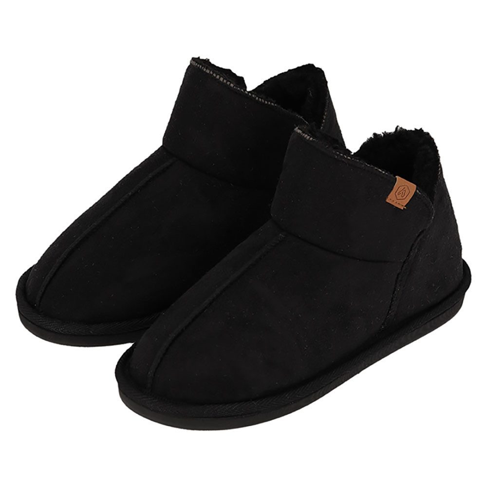 XQ Footwear LADIES HOME BOOTS SUEDE Hausschuh mit Logoprägung und kuscheligen, wärmenden Innenfutter
