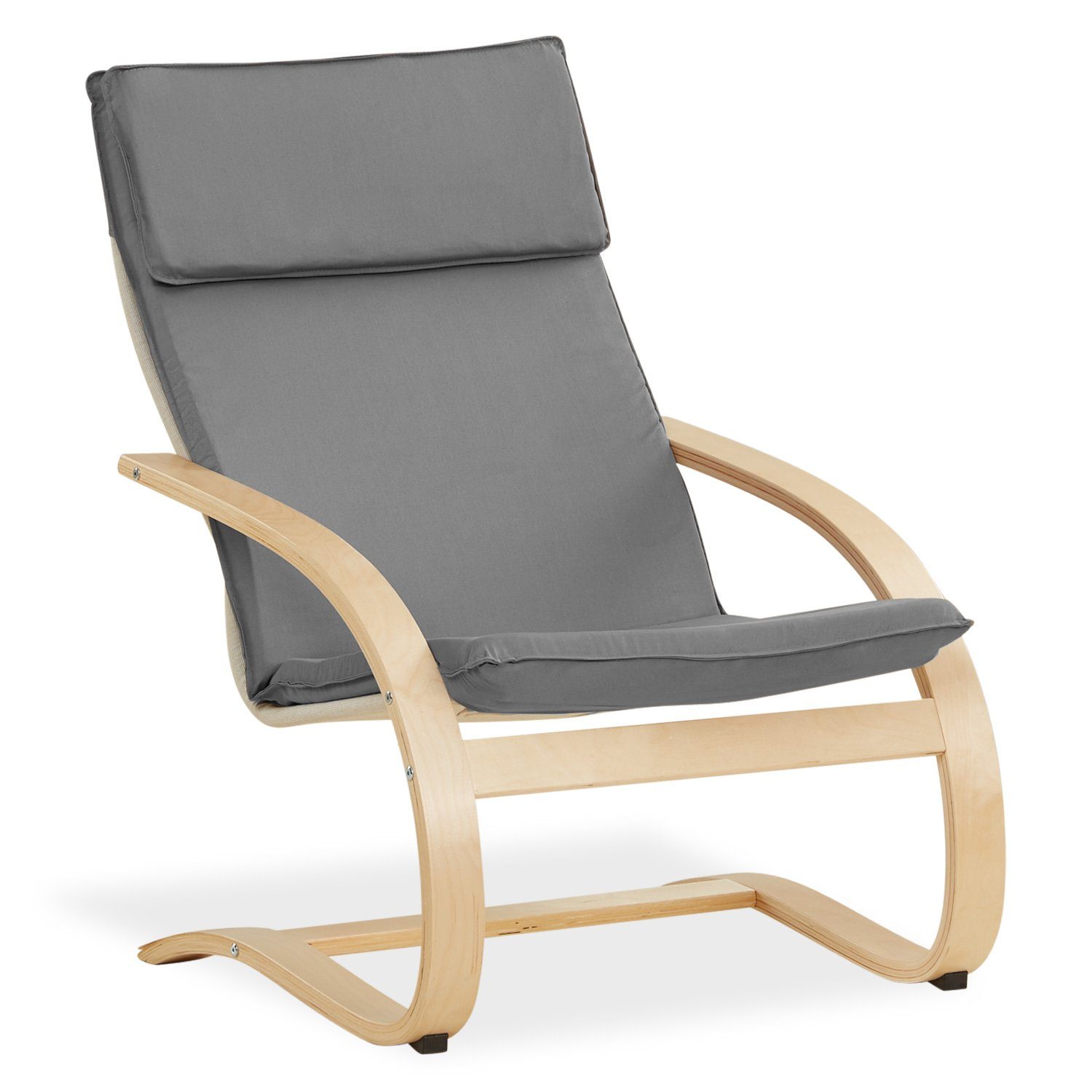 Homestyle4u Relaxsessel Sessel Relaxstuhl Fernsehsessel Grau günstig online kaufen