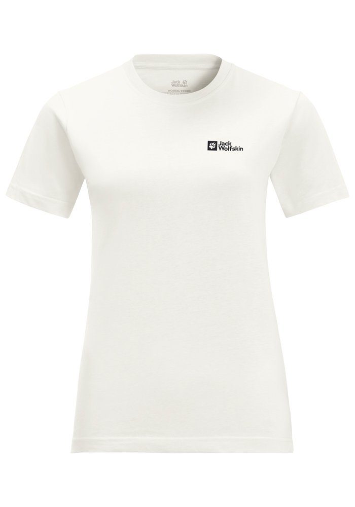 white ESSENTIAL T T-Shirt Jack W Wolfskin