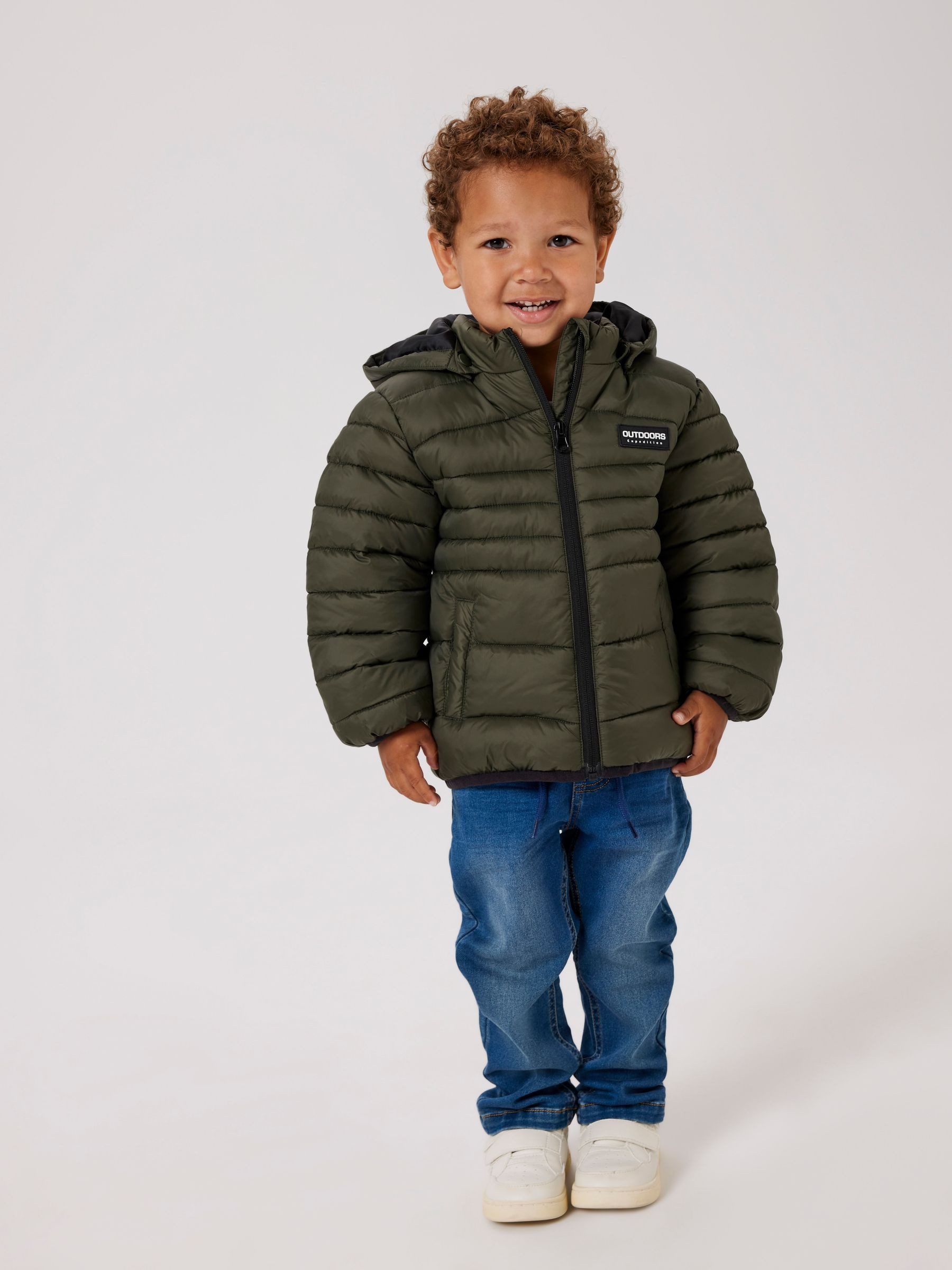 Name It Kurzjacke Outdoor-tauglich mit wärmender Funktion und Kapuze NMMMARBLE JACKET PB NOOS
