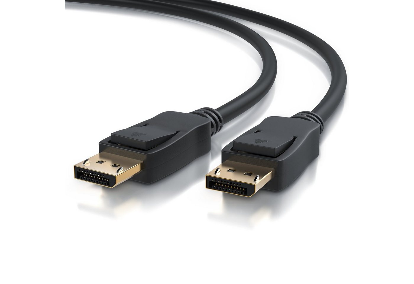 Primewire Monitorkabel 8K 7680 x 4320 @ 60Hz, 4K 3840 x 2160 @ 120Hz, DSC, 0,5m Audio- & Video-Kabel, DisplayPort, DP 2.0 (50 cm), für Gaming-Monitor und PC, flüssige, gestochen scharfe Bildwiedergabe