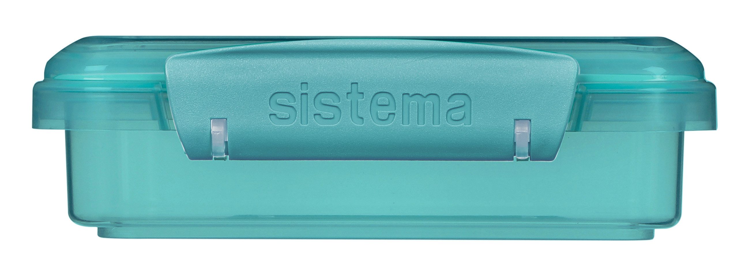 sistema Lunchbox Sistema 450ml Sandwich Box - recycled PP - Teal Stone