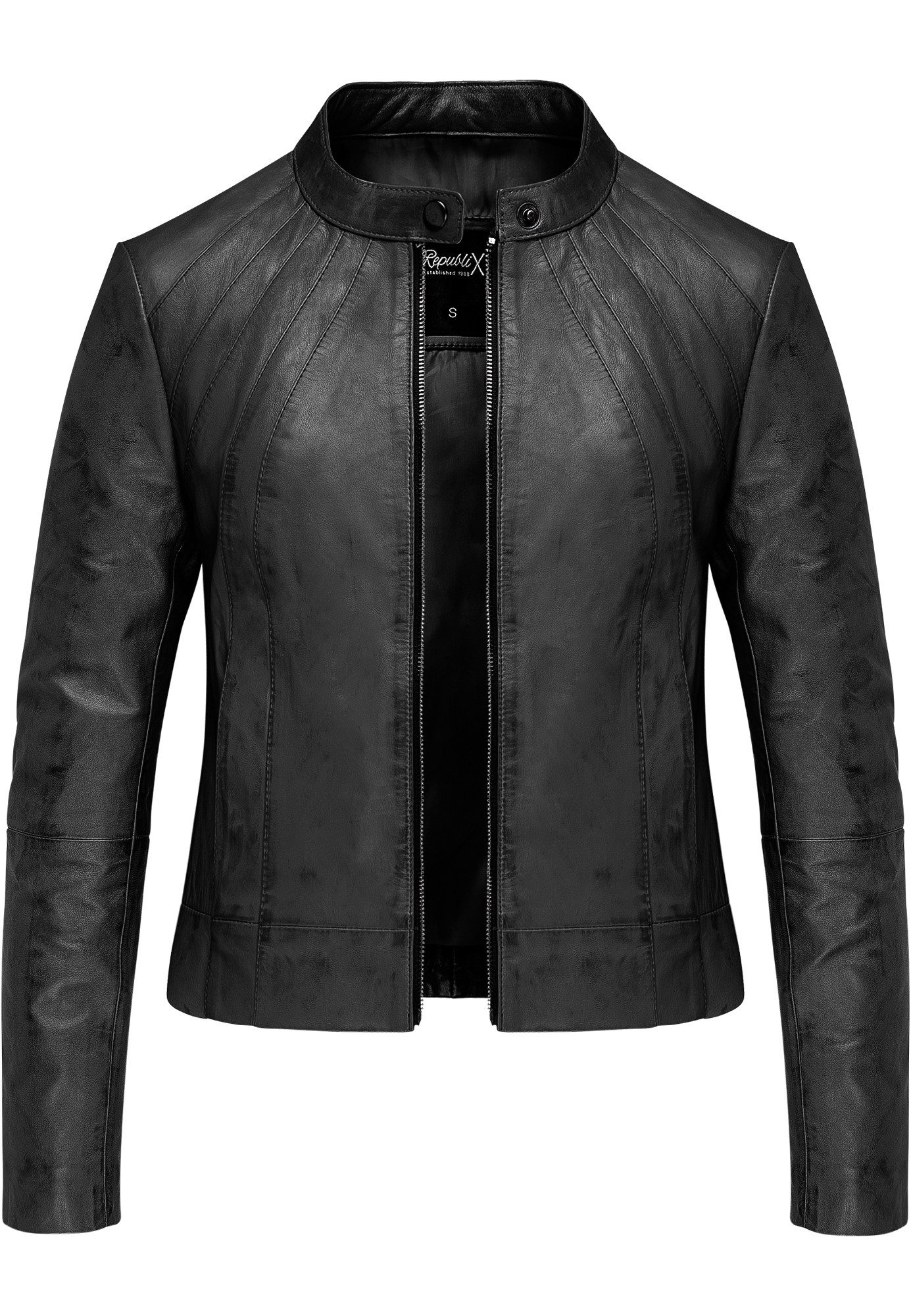 REPUBLIX Lederjacke WILLOW Echtleder Damen Biker günstig online kaufen