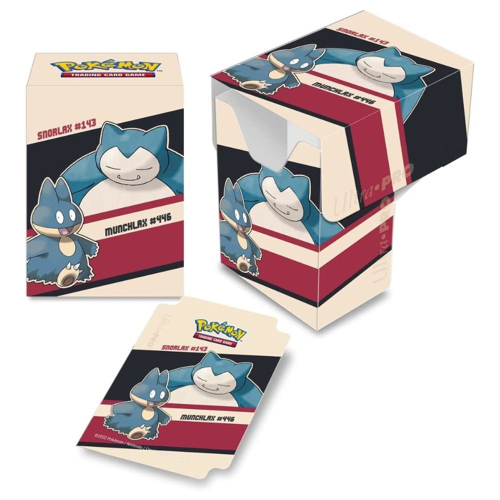 Ultra Pro Sammelkarte Pokémon Sammelkartenspiel - Snorlax - Munchlax - Deck Box - Card Case
