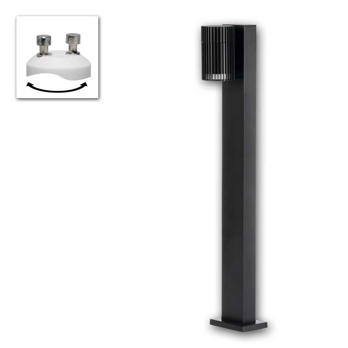 Kanlux LED Außen-Wandleuchte Außen-Stand/Poller-Leuchte RADILO 80cm GU10 IP44