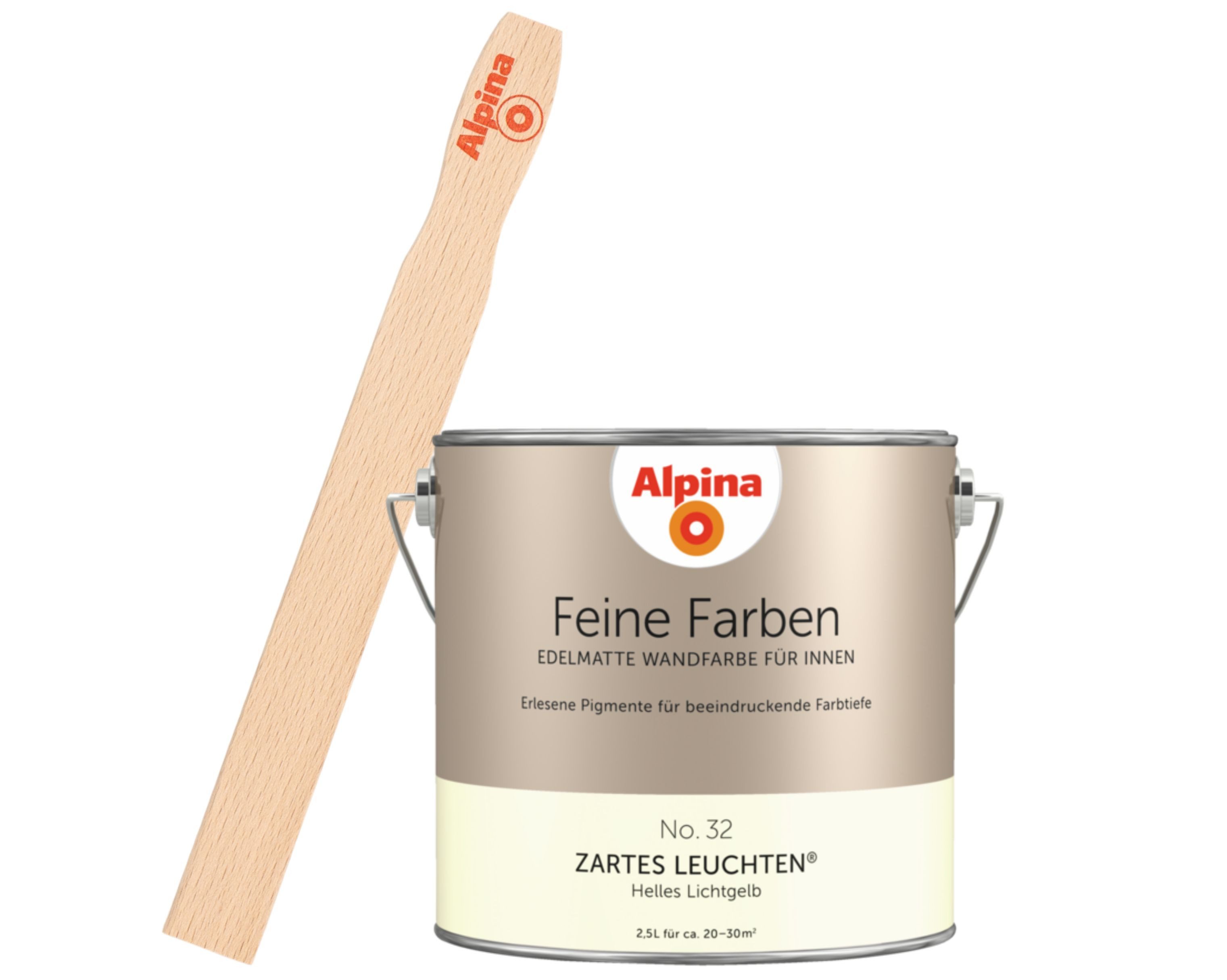 Alpina Wandfarbe Alpina Feine Farben + Gratis Rührstab