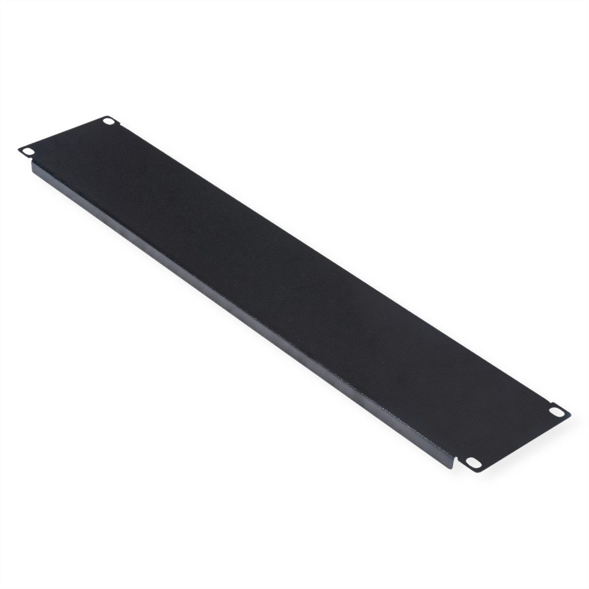Netzwerkschrank 19-Zoll Blindblende 2HE schwarz