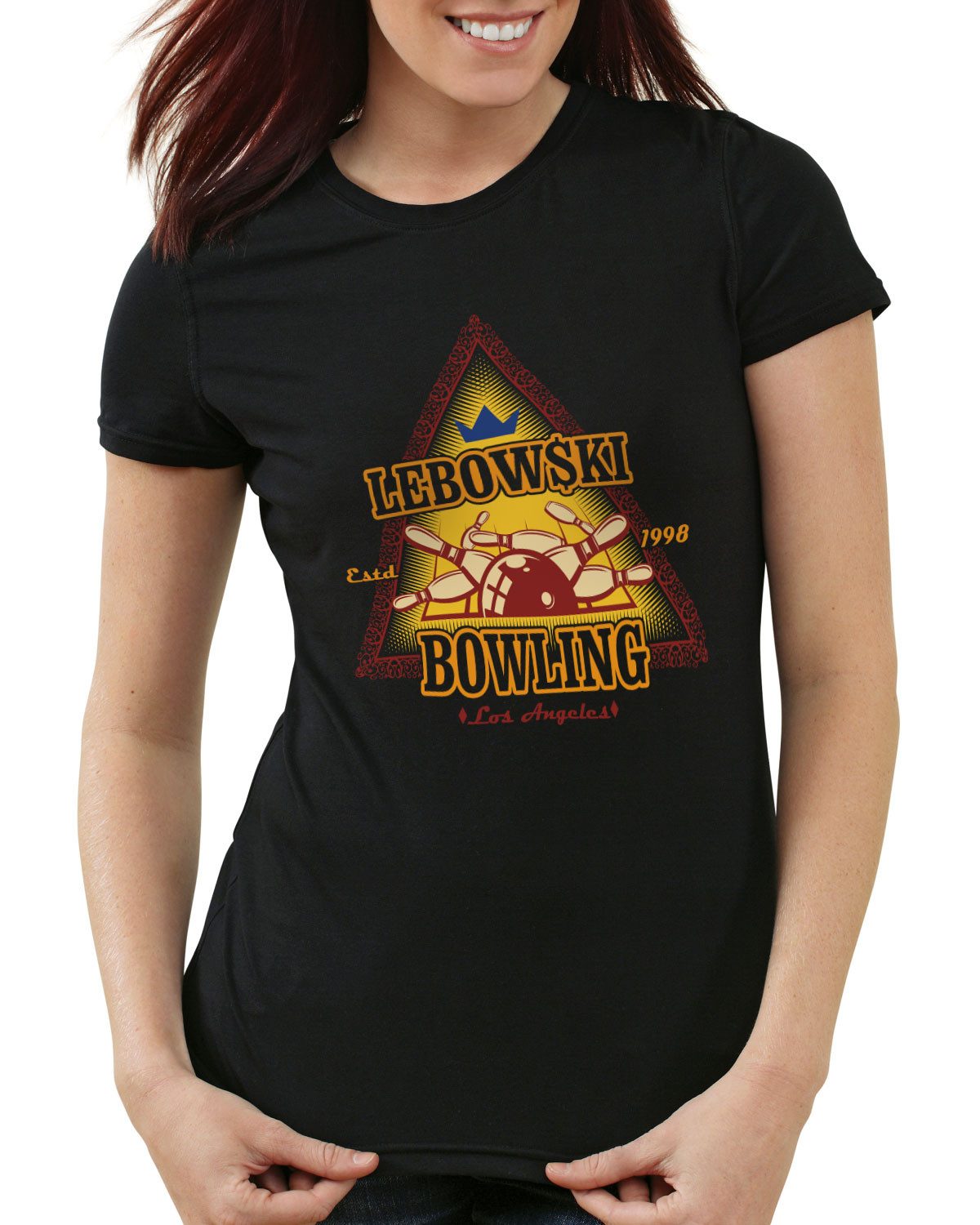 style3 T-Shirt Lebowski Bowling Dude Bowler günstig online kaufen