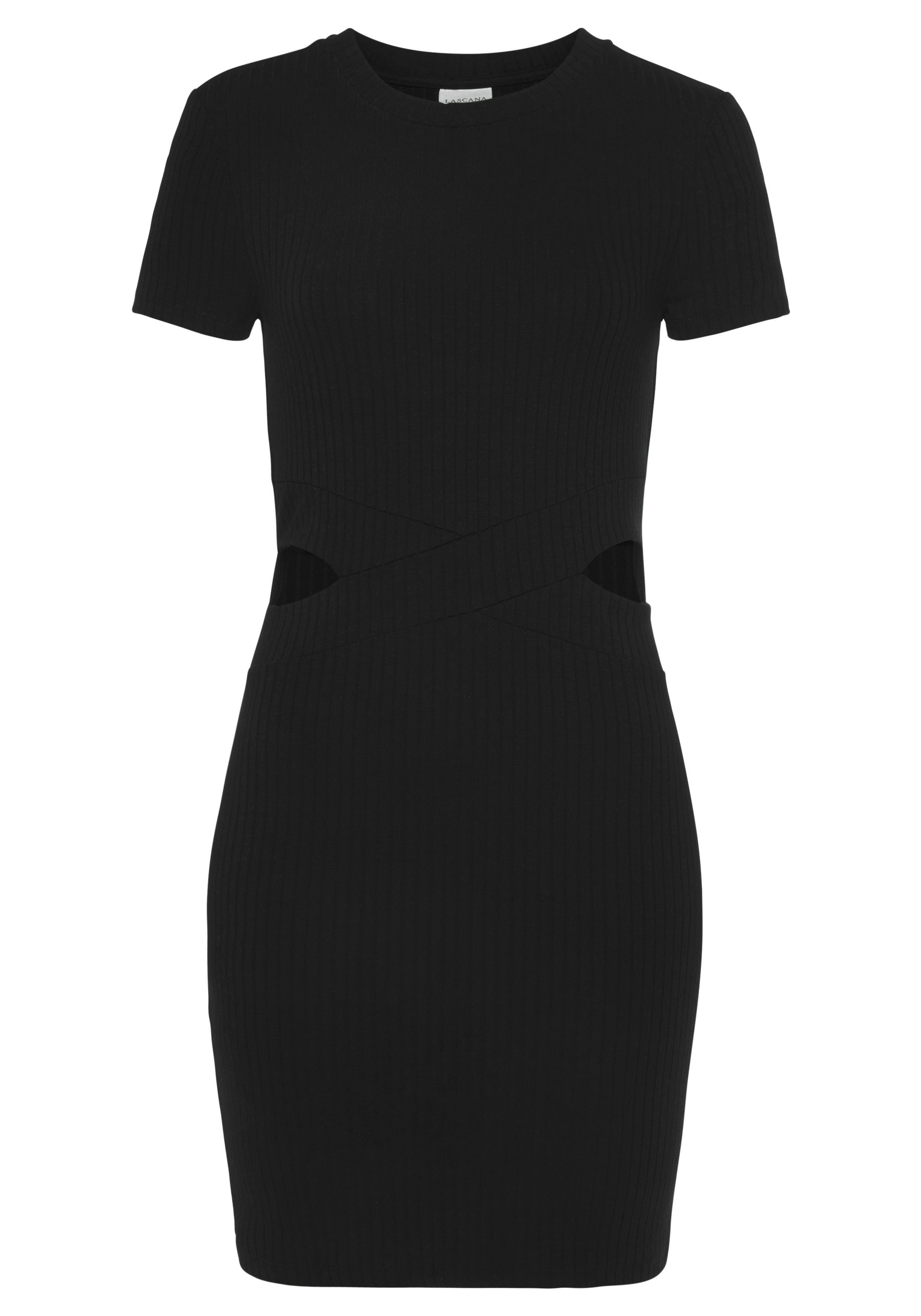 LASCANA Minikleid aus weicher Rippware mit günstig online kaufen