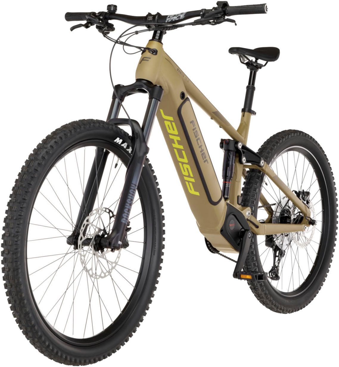 FISCHER Fahrrad E-Bike Mountainbike MONTIS 10.0i Fully 711, 12 Gang SRAM SX 11-50 Kettenschaltung Schaltwerk, Mittelmotor, 711 Wh, (mit Akku-Ladegerät, mit Werkzeug), Pedelec, Elektrofahrrad für Damen und Herren, MTB