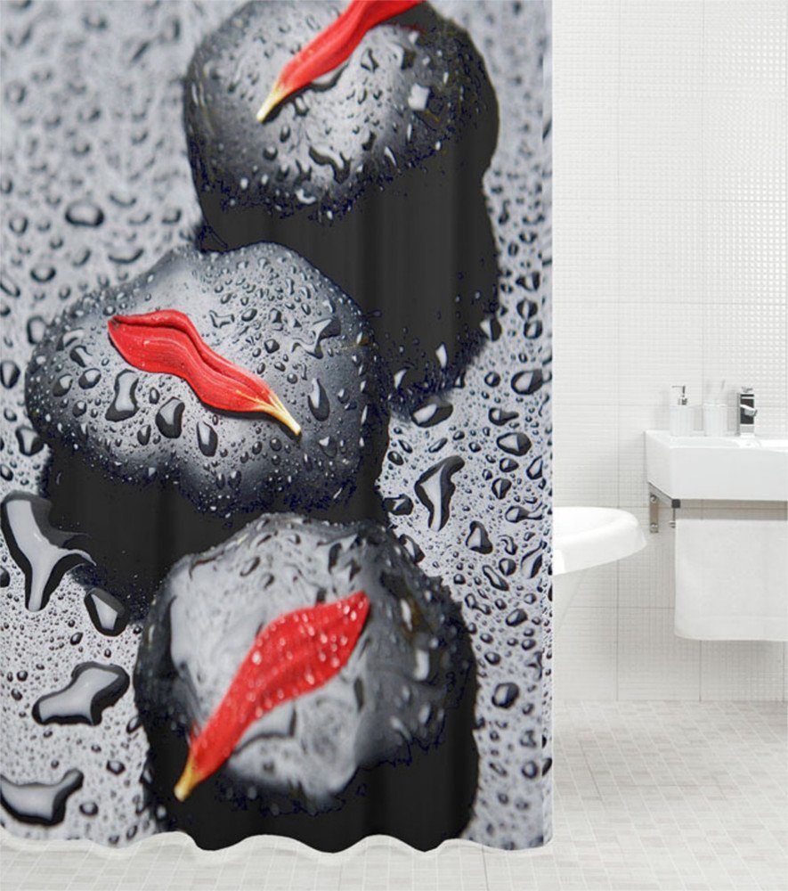 Sanilo Duschvorhang Elegance 180 x 200 cm, 100% wasserdicht, Anti-Schimmel- günstig online kaufen