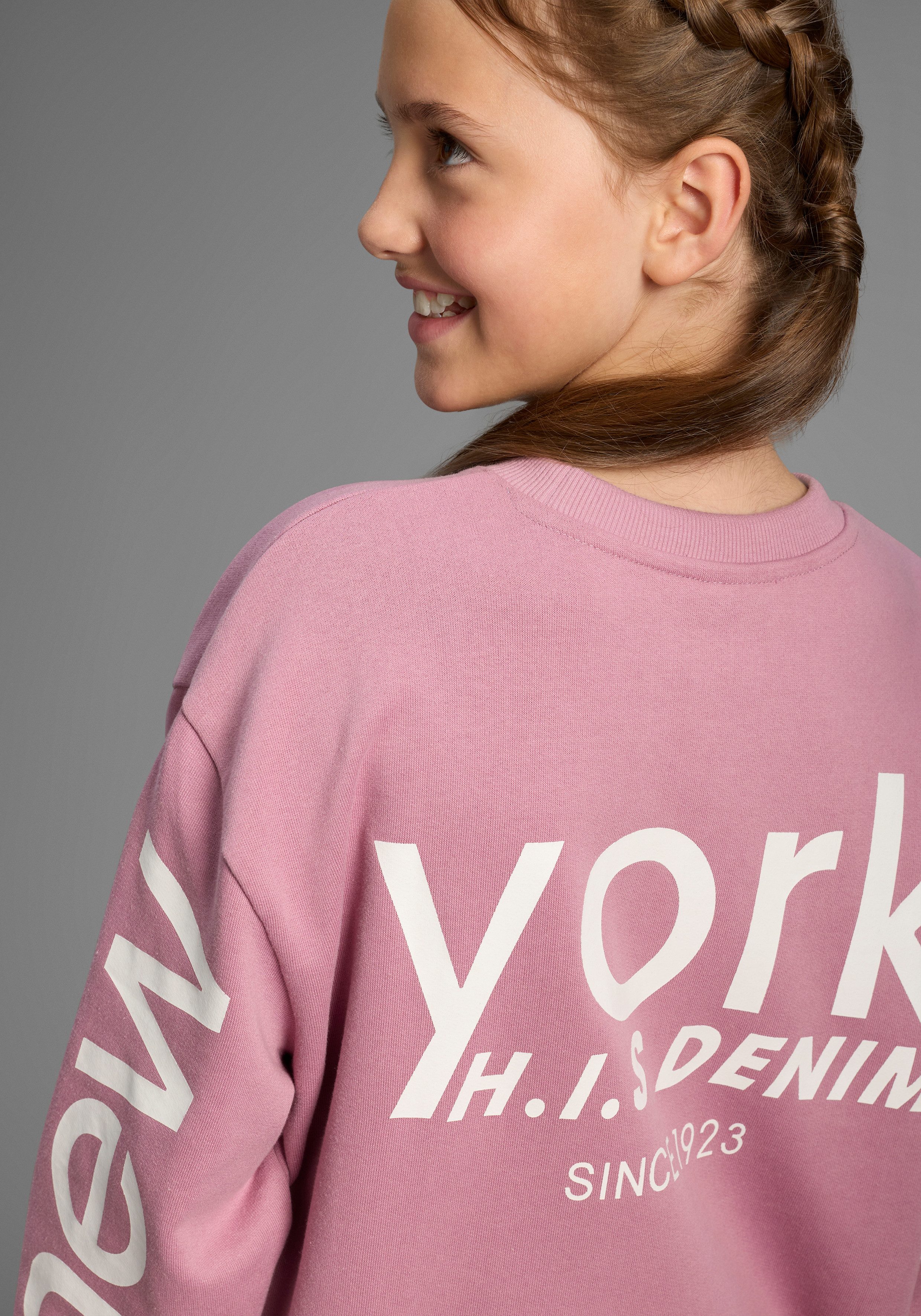 H.I.S Sweatshirt Sweatshirt Rückenprint Sweatshirt mit günstig online kaufen