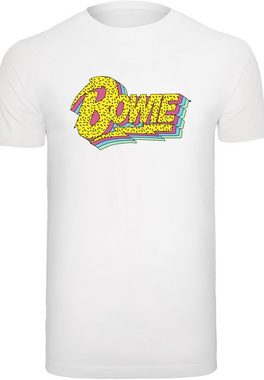 F4NT4STIC T-Shirt David Bowie Moonlight 90s Logo Print