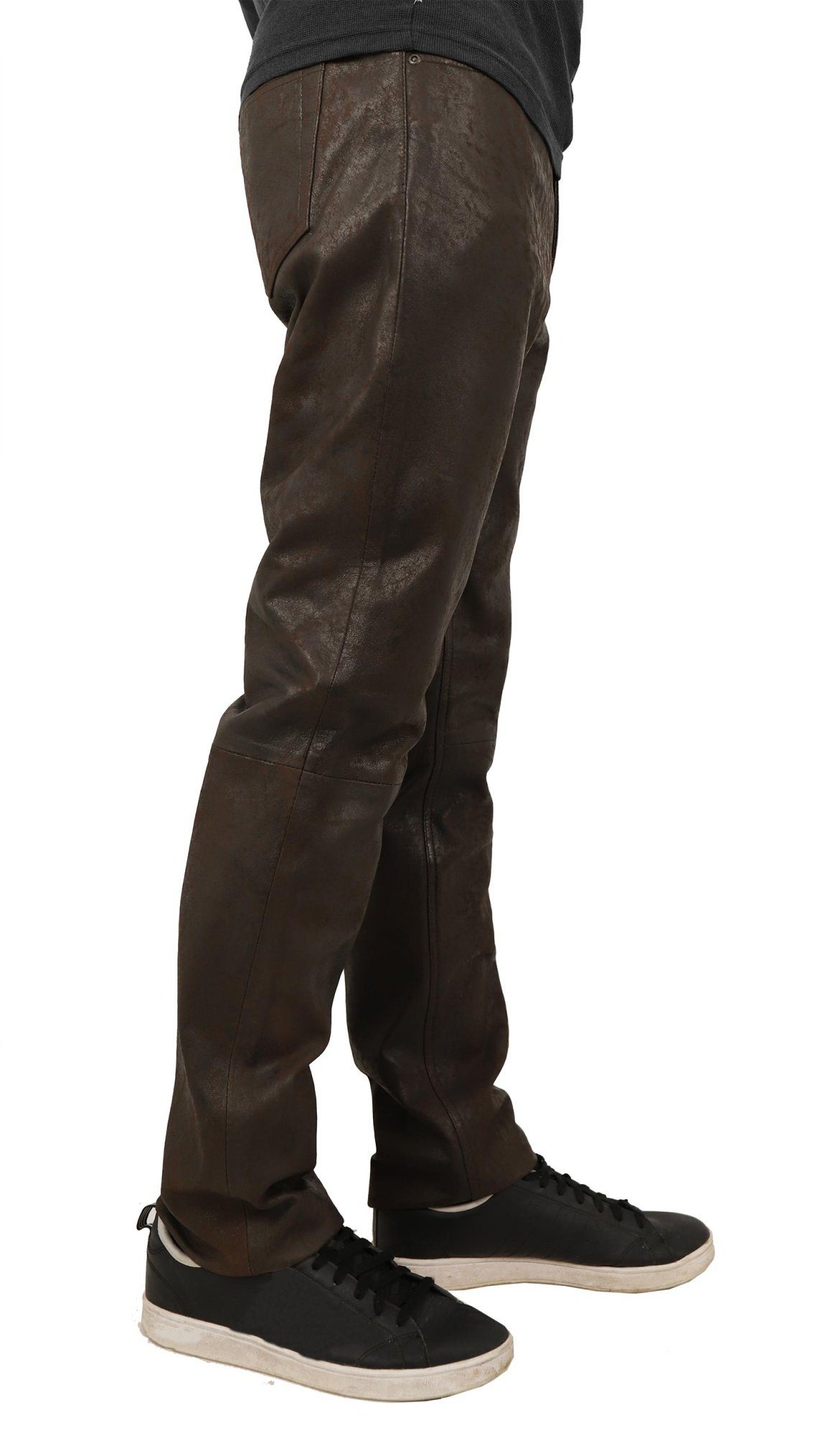 Maddox Lederhose Laurin MADDOX - Herren Lederhose Lammnubuk schoko antik günstig online kaufen