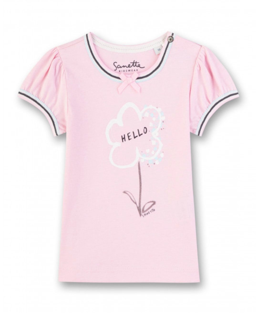 Sanetta T-Shirt Sanetta Kidswear Baby T-Shirt Mädchen aus 100 % Baumwolle Print
