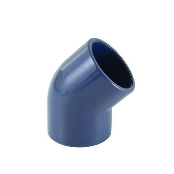 Cepex Wasserrohr Cepex PVC Winkel Ø 110 mm 45° mit Muffen PVC Klebe