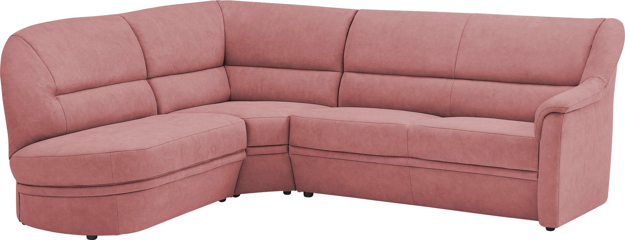 VILLA BECK Ecksofa Fiora, Breite 244 cm, wahlweise mit Stauraum